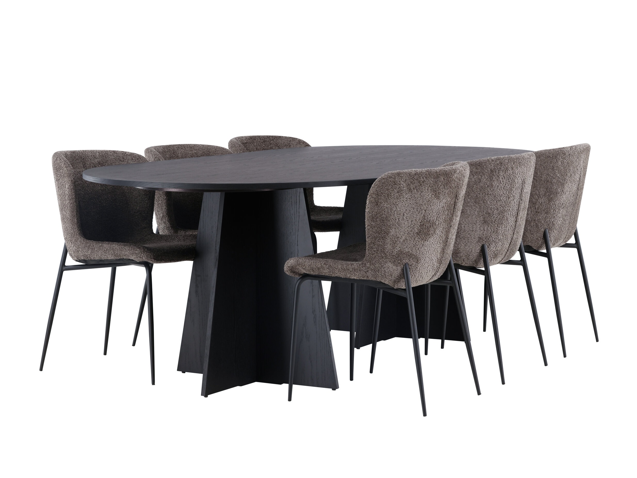 Söögitoakomplekt Dallas 5052 (Pruun)