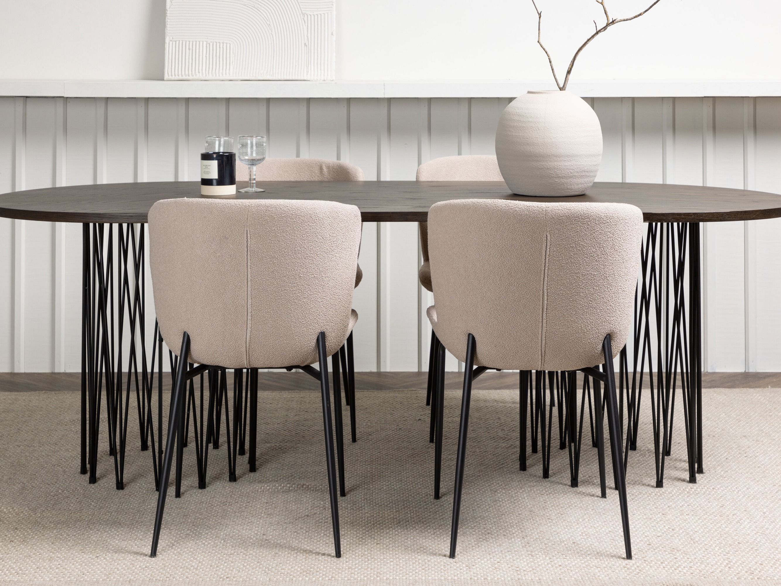 Söögitoakomplekt Dallas 5065 (Beež)