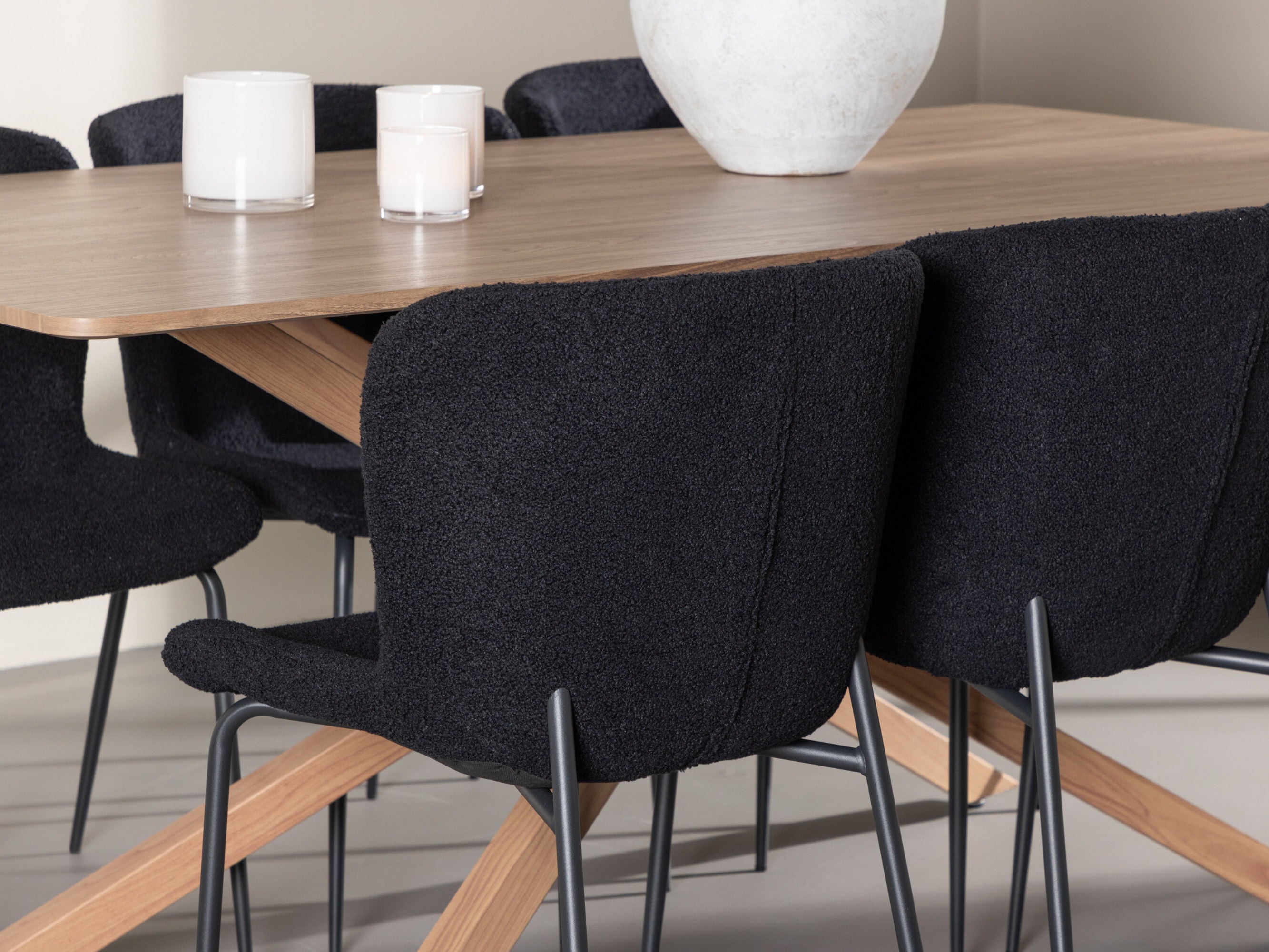 Söögitoakomplekt Dallas 5102 (Must)