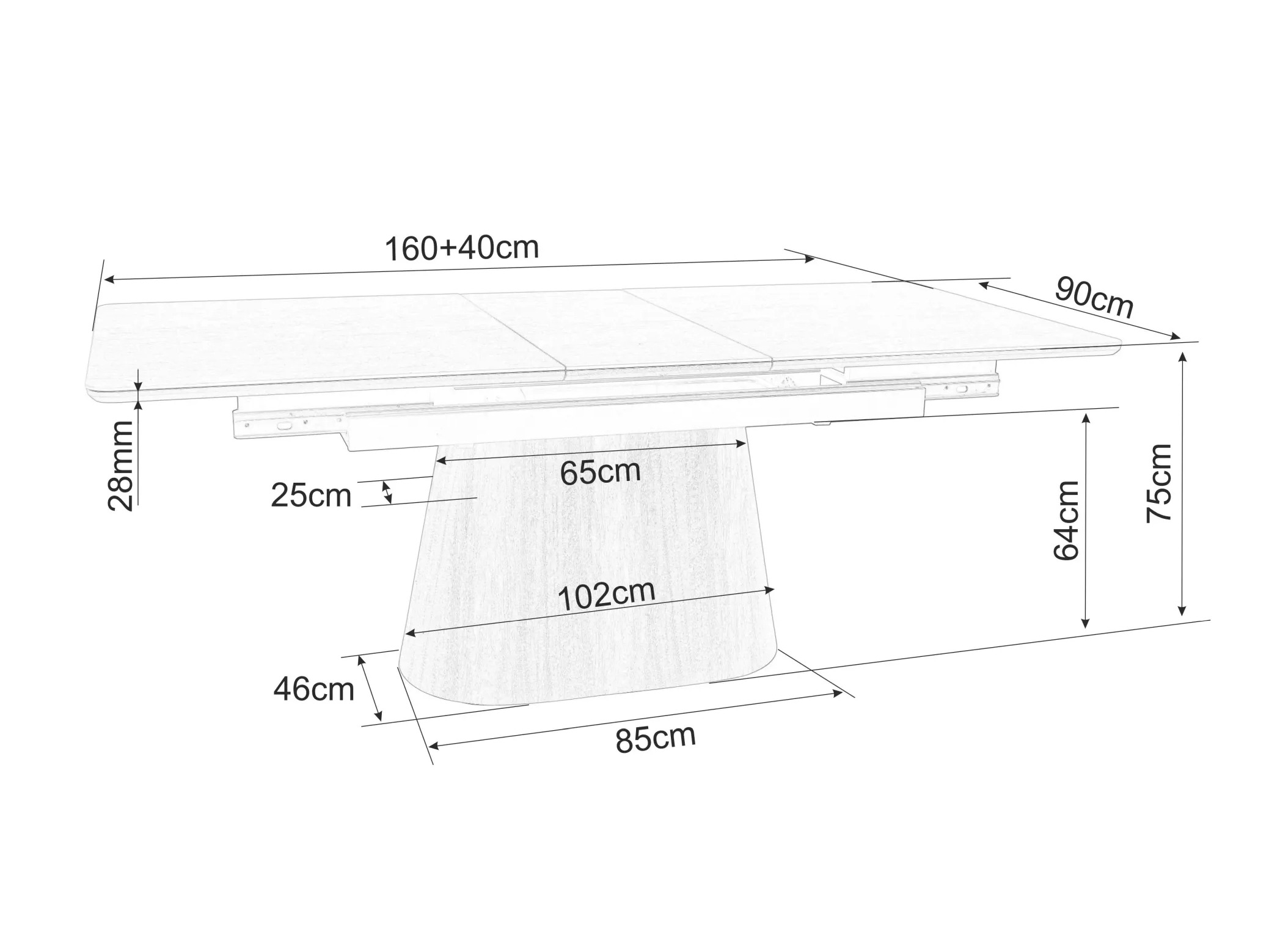 Laud Detroit 932 (Must + Pähkel)