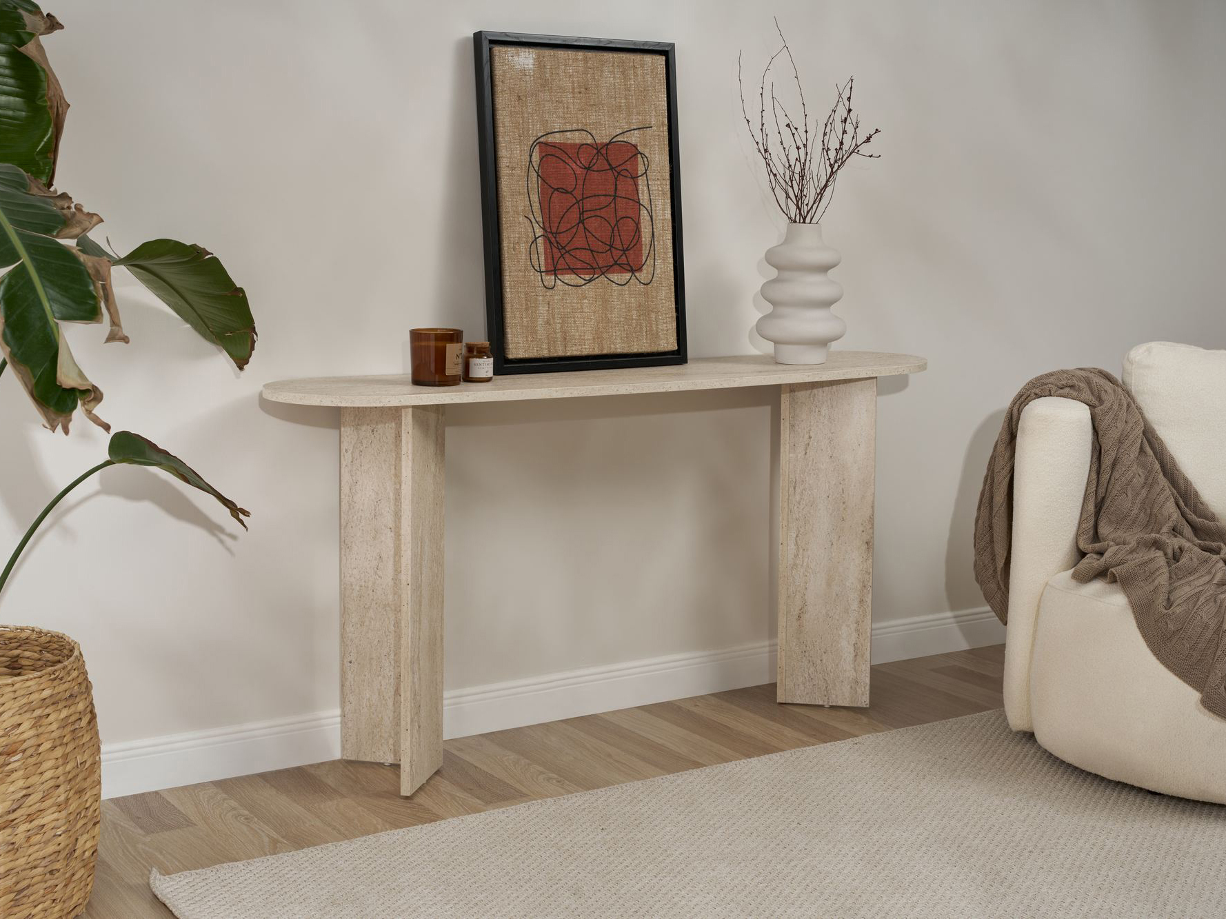 Konsoollaud Novato 133 (Hele travertiin)