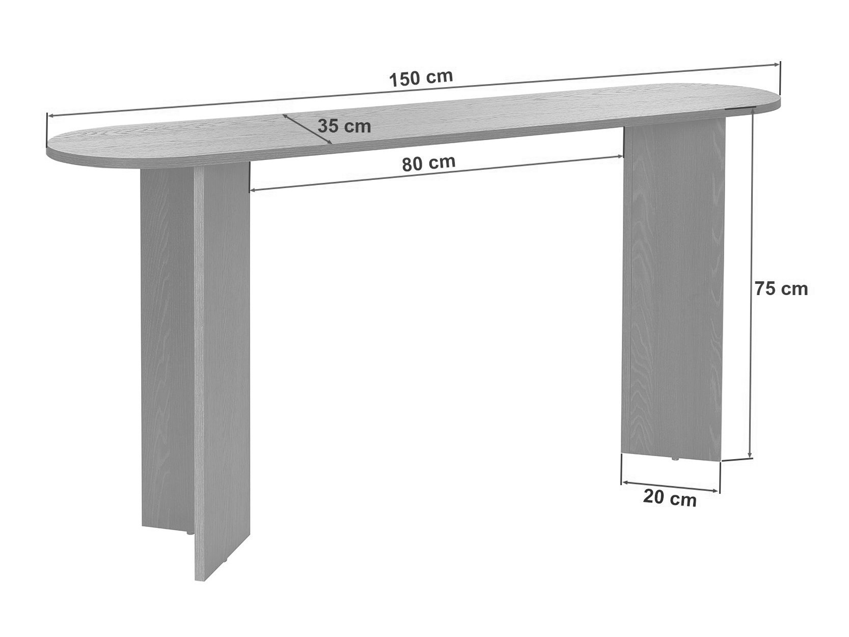 Konsoollaud Novato 133 (Hele travertiin)