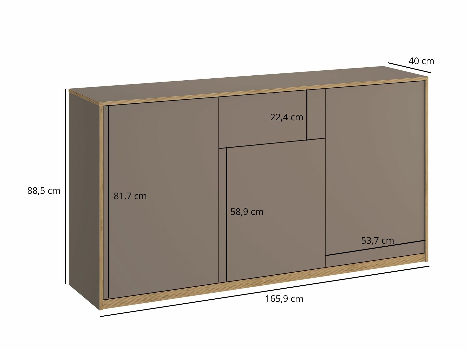 Kummut Fivetri 100 (Hallikas-pruun)