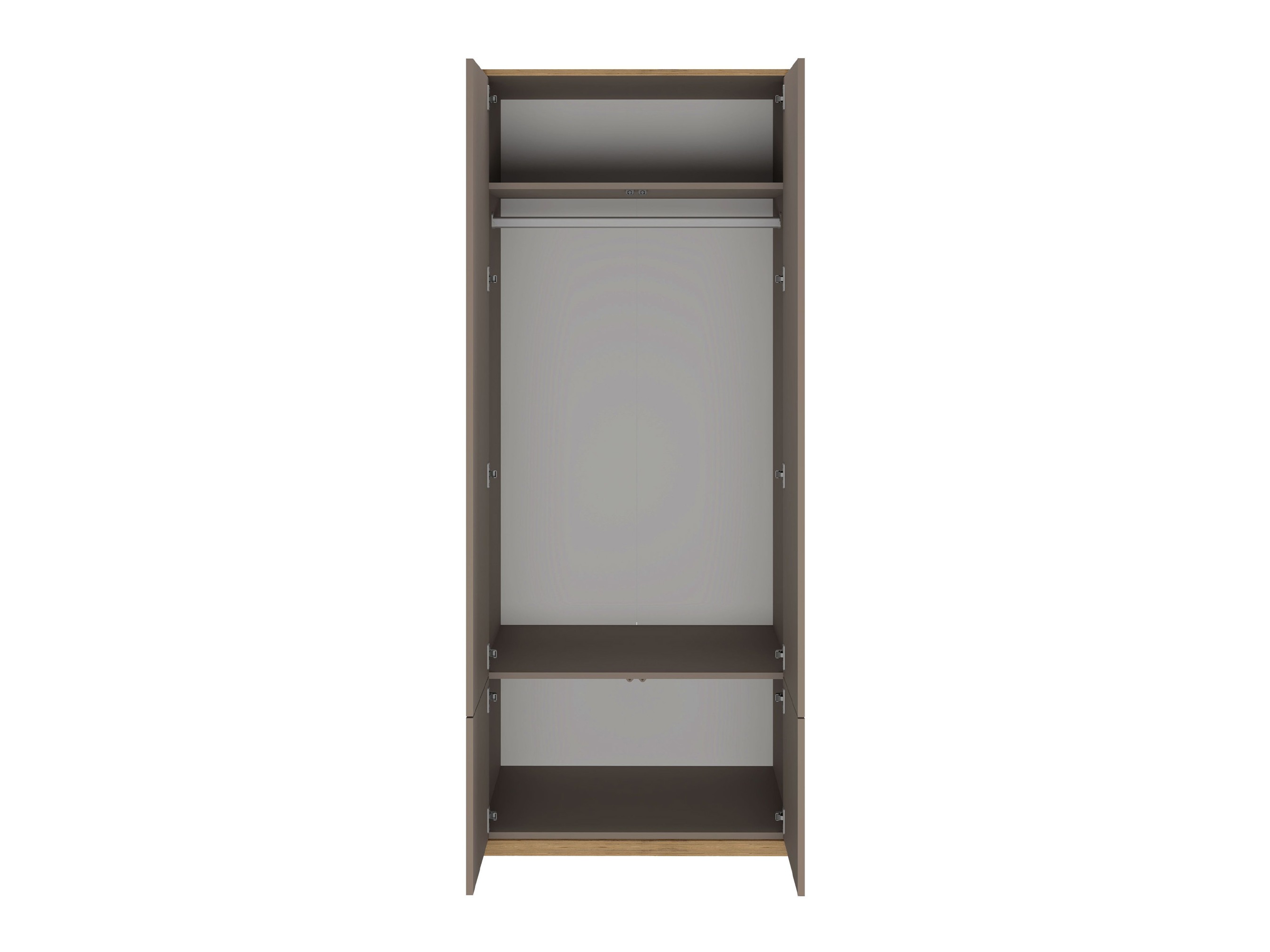 Riidekapp Fivetri 104 (Hallikas-pruun)