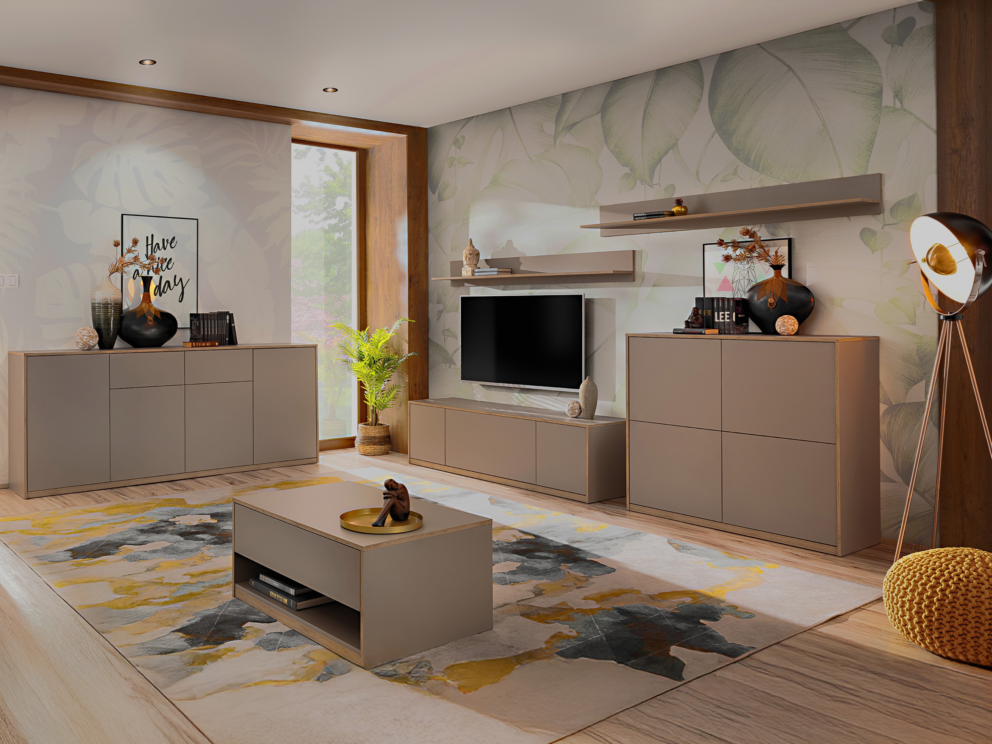 Elutoa komplekt Fivetri 110 (Hallikas-pruun)