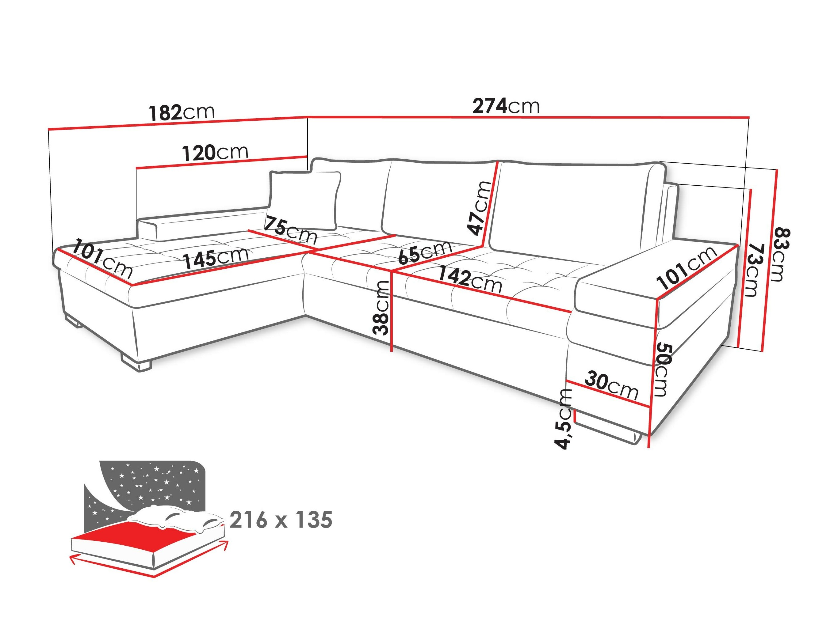 Nurgadiivan Comfivo 212 (Magic Velvet 2216 + Magic Velvet 2216 + Magic Velvet 2217)