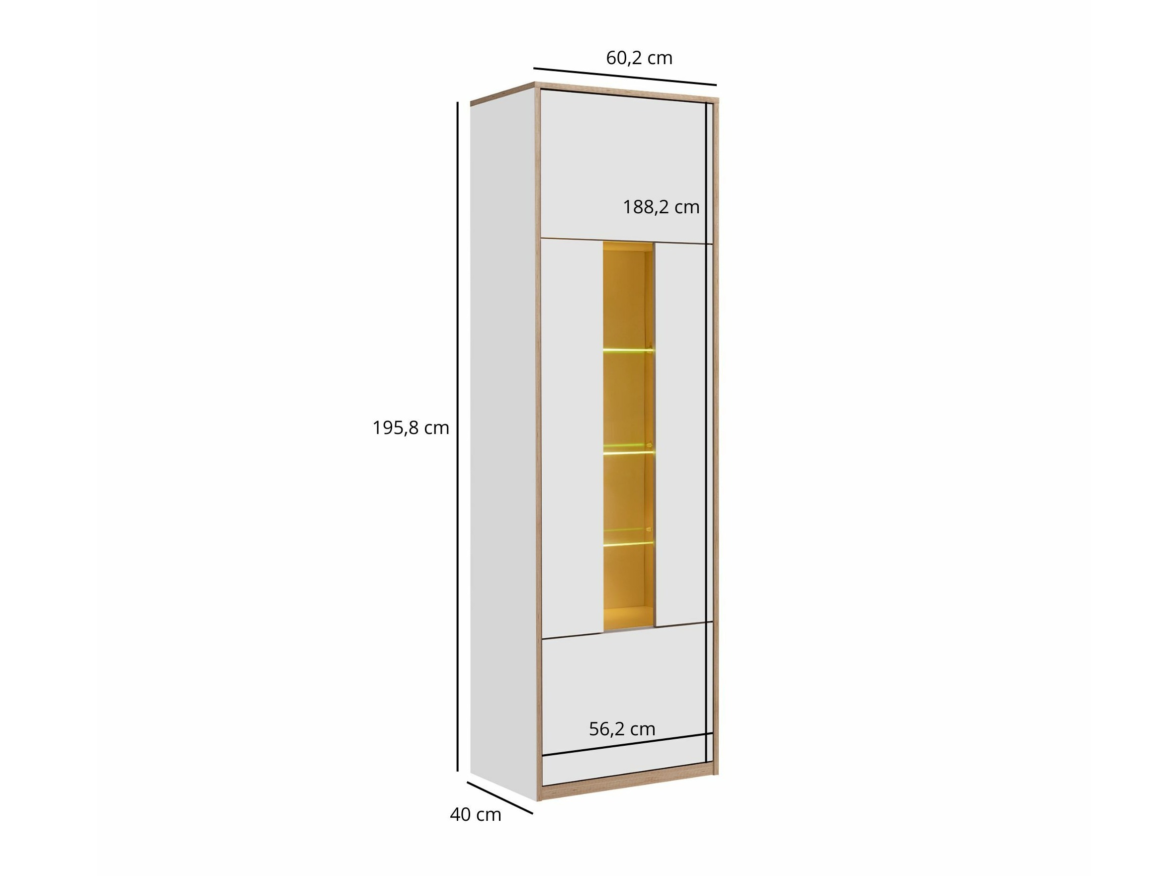 Riiul Fivetri 106 (Valge)