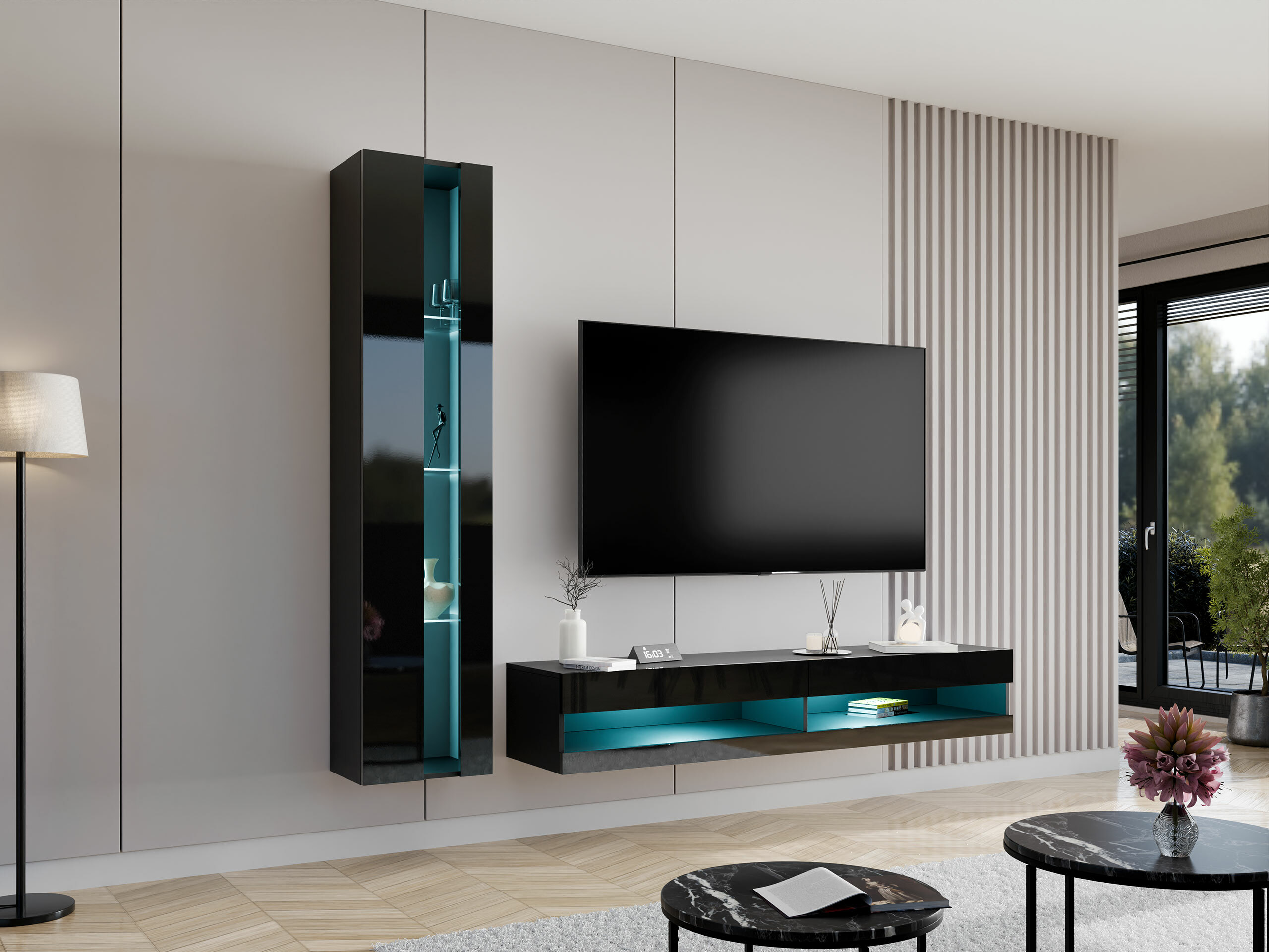 Elutoa komplekt Venenou 118 (Must + Läikiv must)