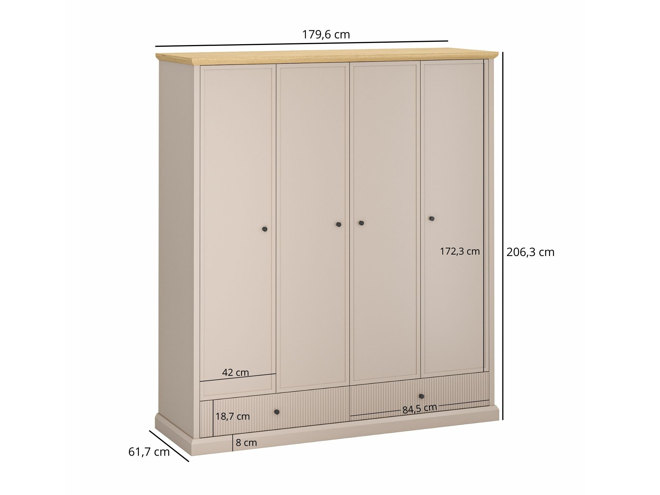 Riidekapp Tivetru 117