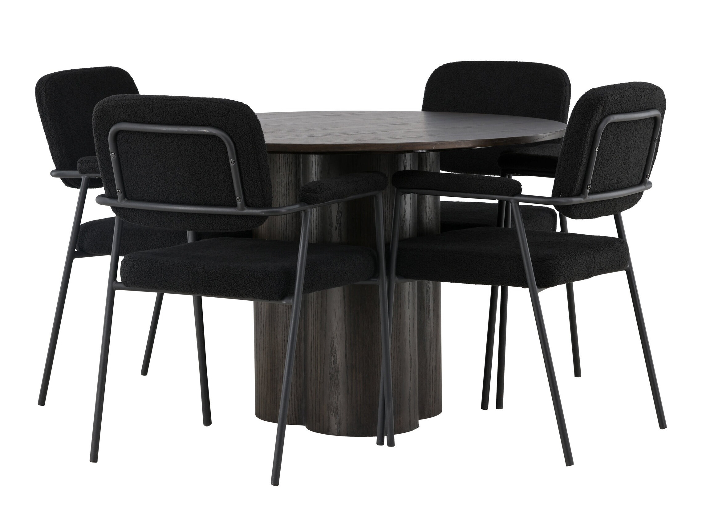 Söögitoakomplekt Dallas 4358 (Pruun)