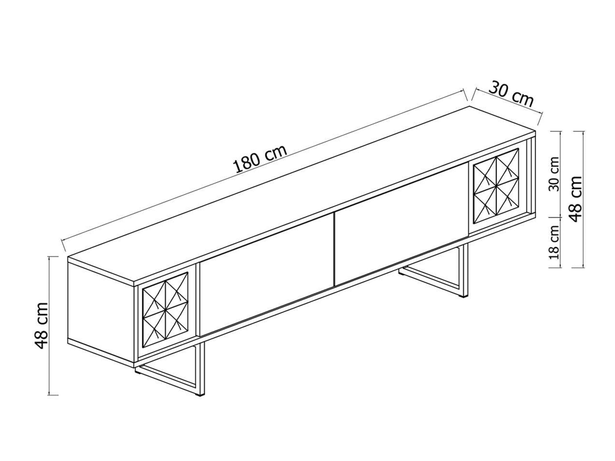 TV-alus Kailua 2671 (Pähkel)