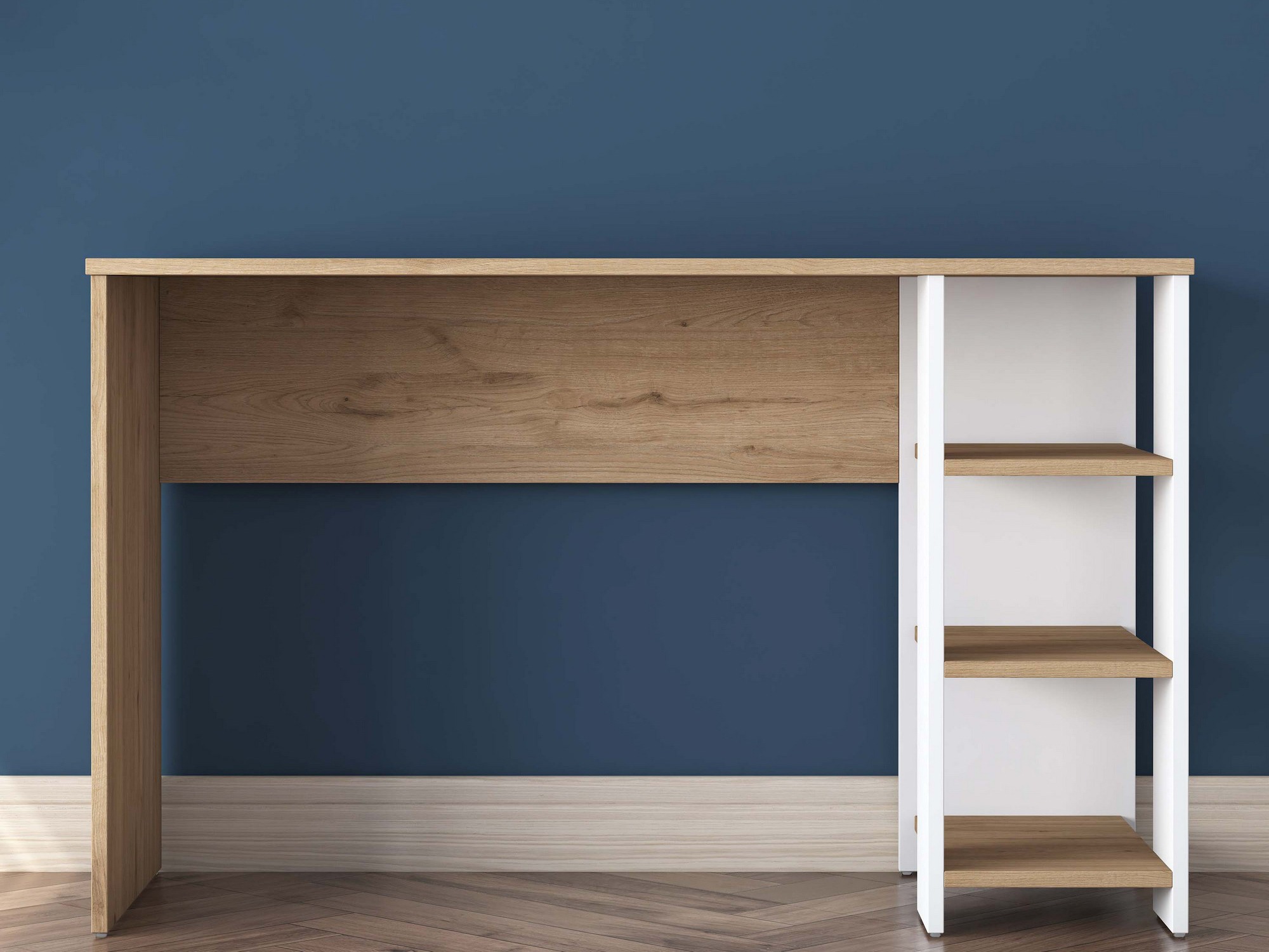 Kirjutuslaud Catdelu 109 (Valge + Pähkel)