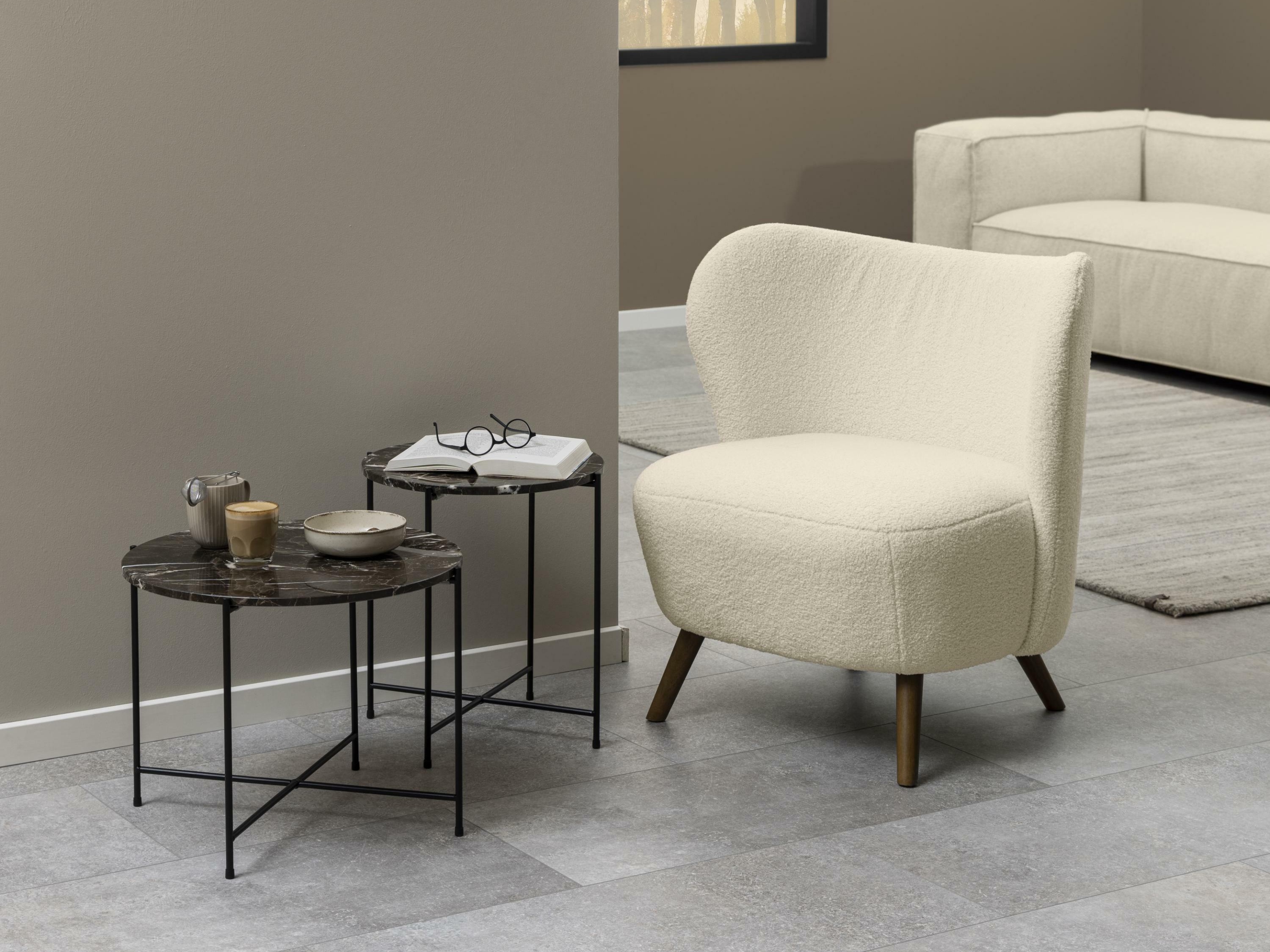 Külglaud Norsica 608 (Pruun marmor + Must)