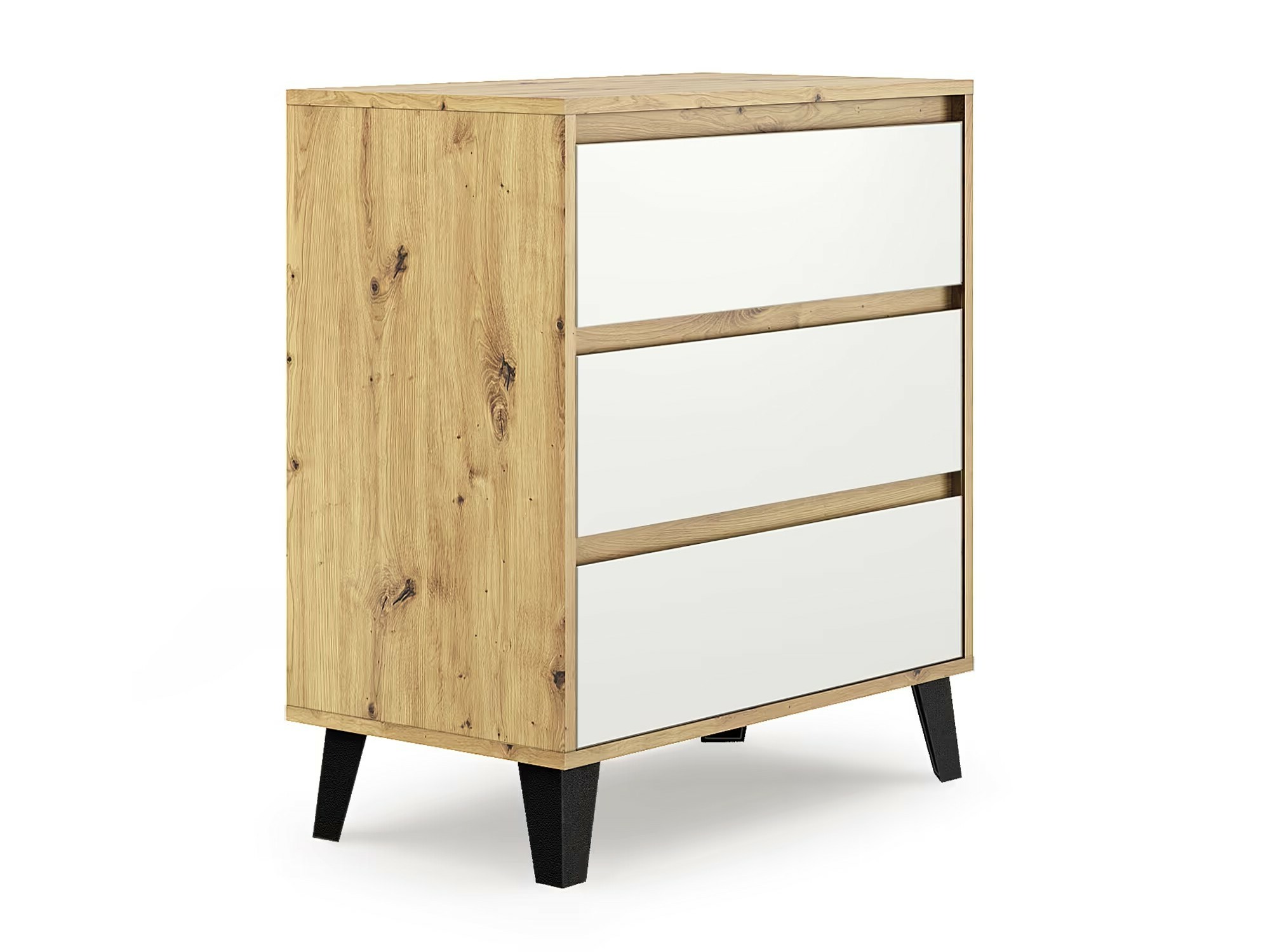 Kummut Tetena 102 (Artisan tamm + Valge)