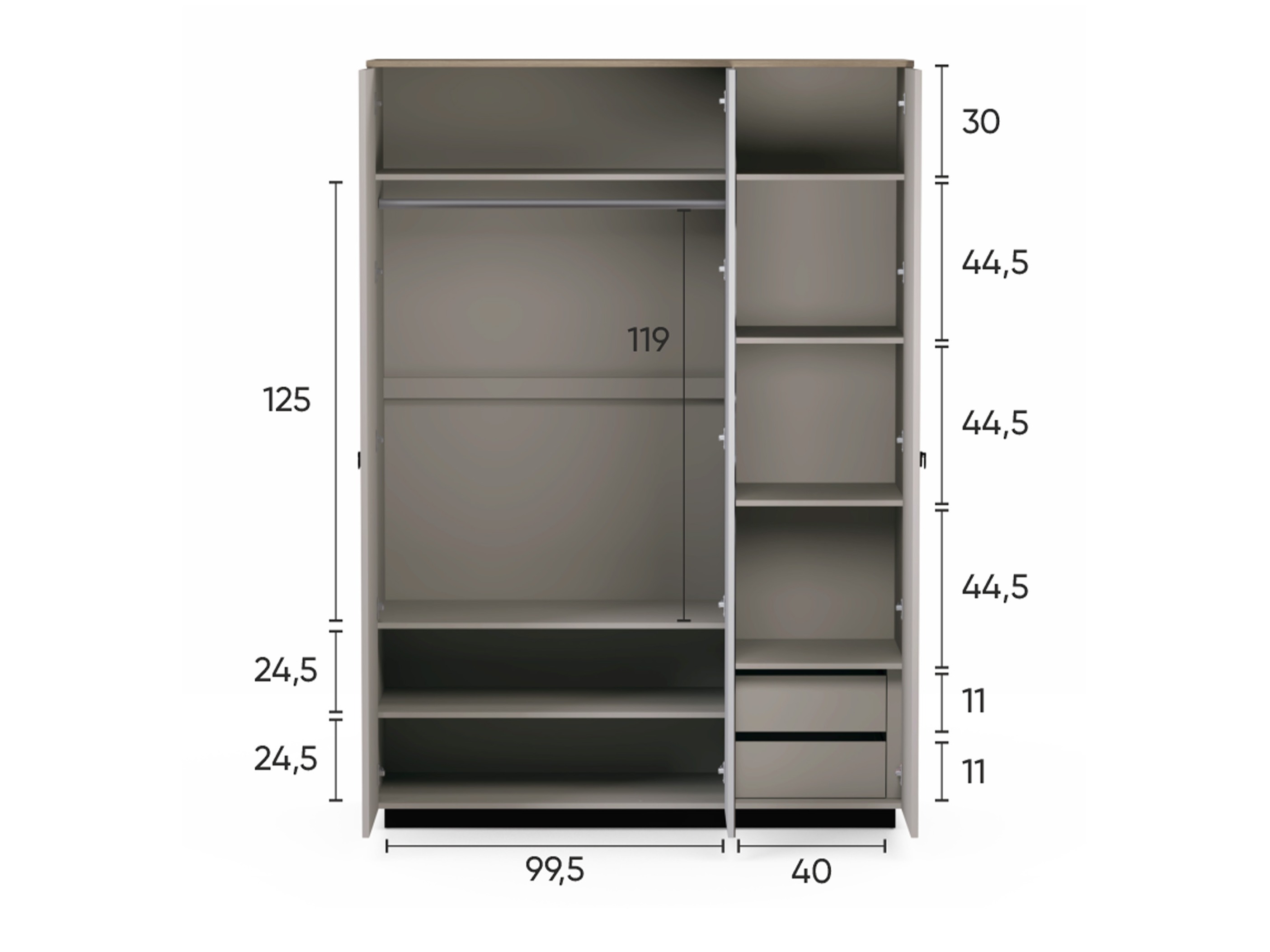 Riidekapp Evadali 112