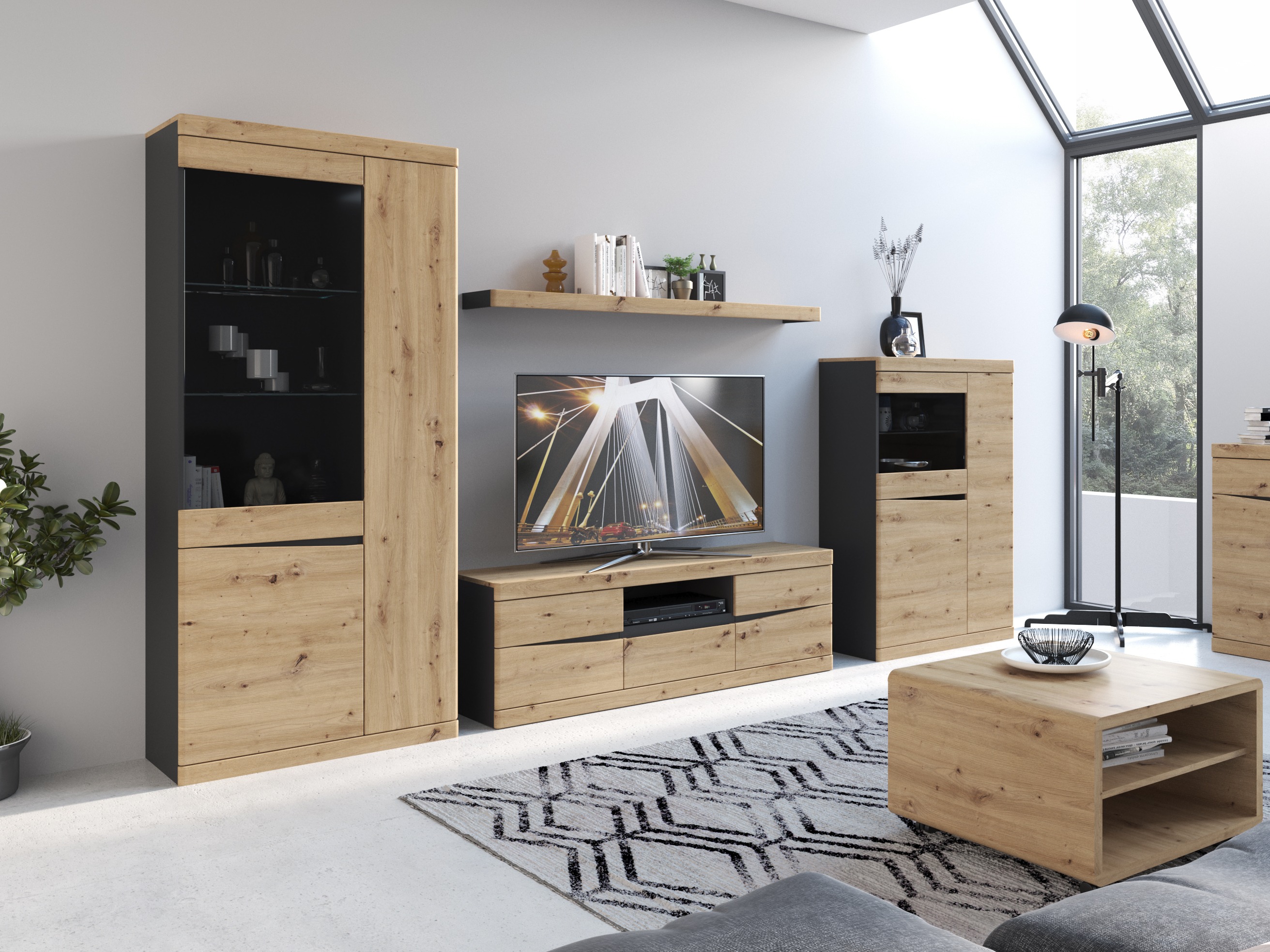 Riiul Venlori 128 (Antratsiit + Artisan tamm)