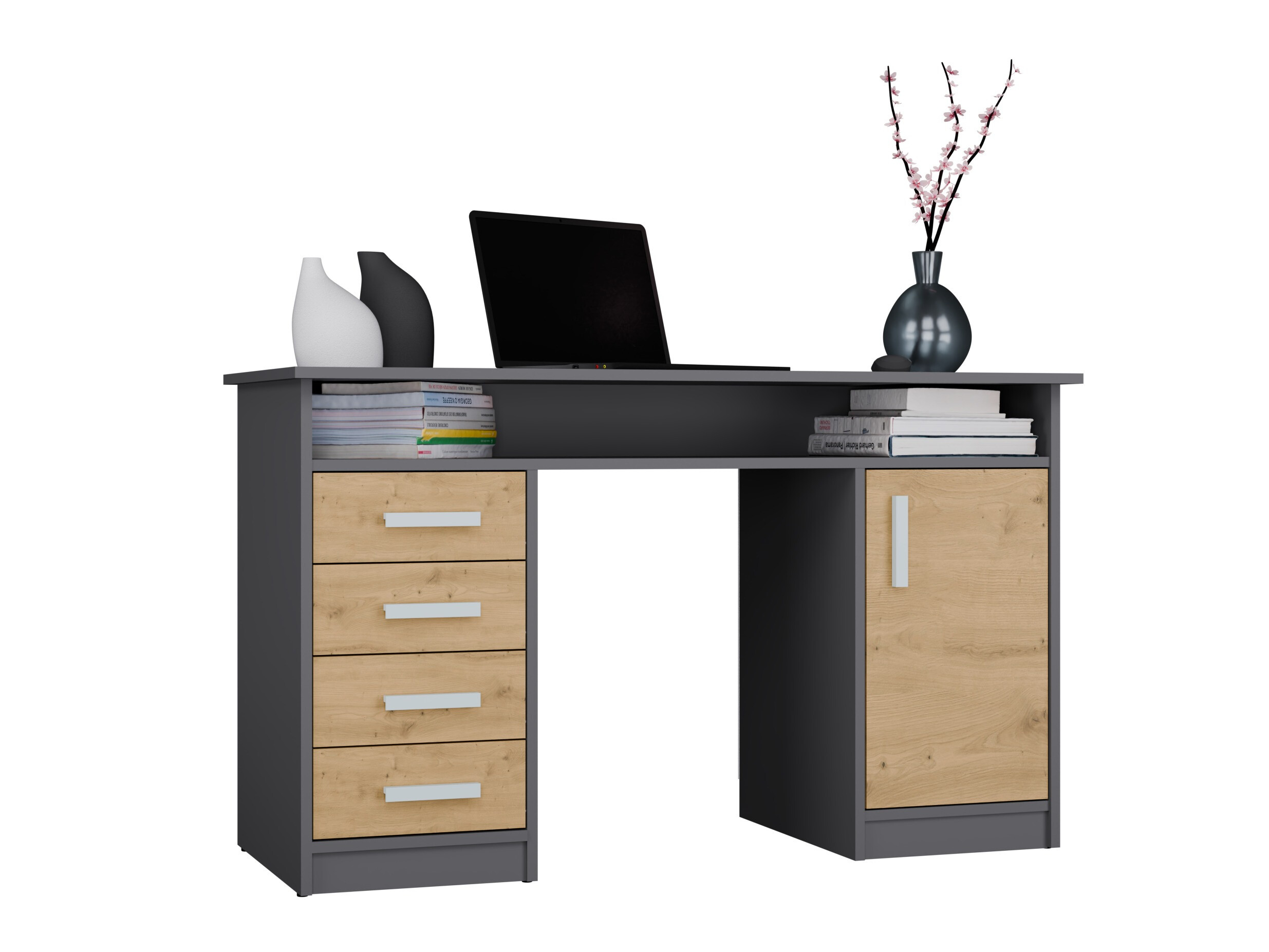 Kirjutuslaud Mandeville 329 (Artisan tamm + Antratsiit)