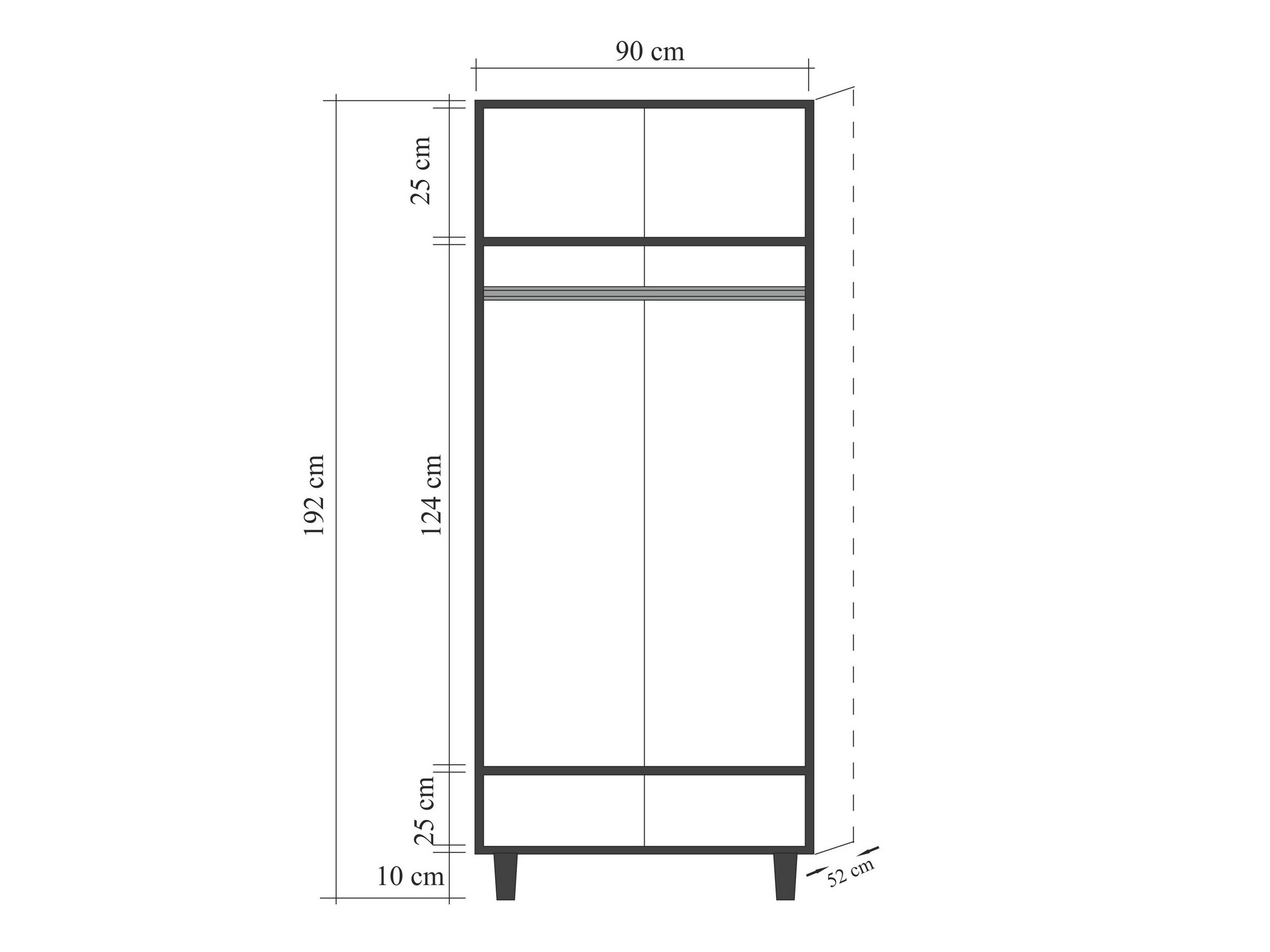 Riidekapp Kailua 2713