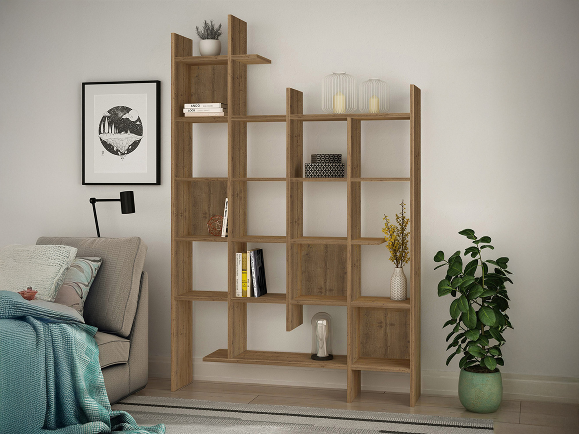 Riiul Kailua 2710 (Tume puit)