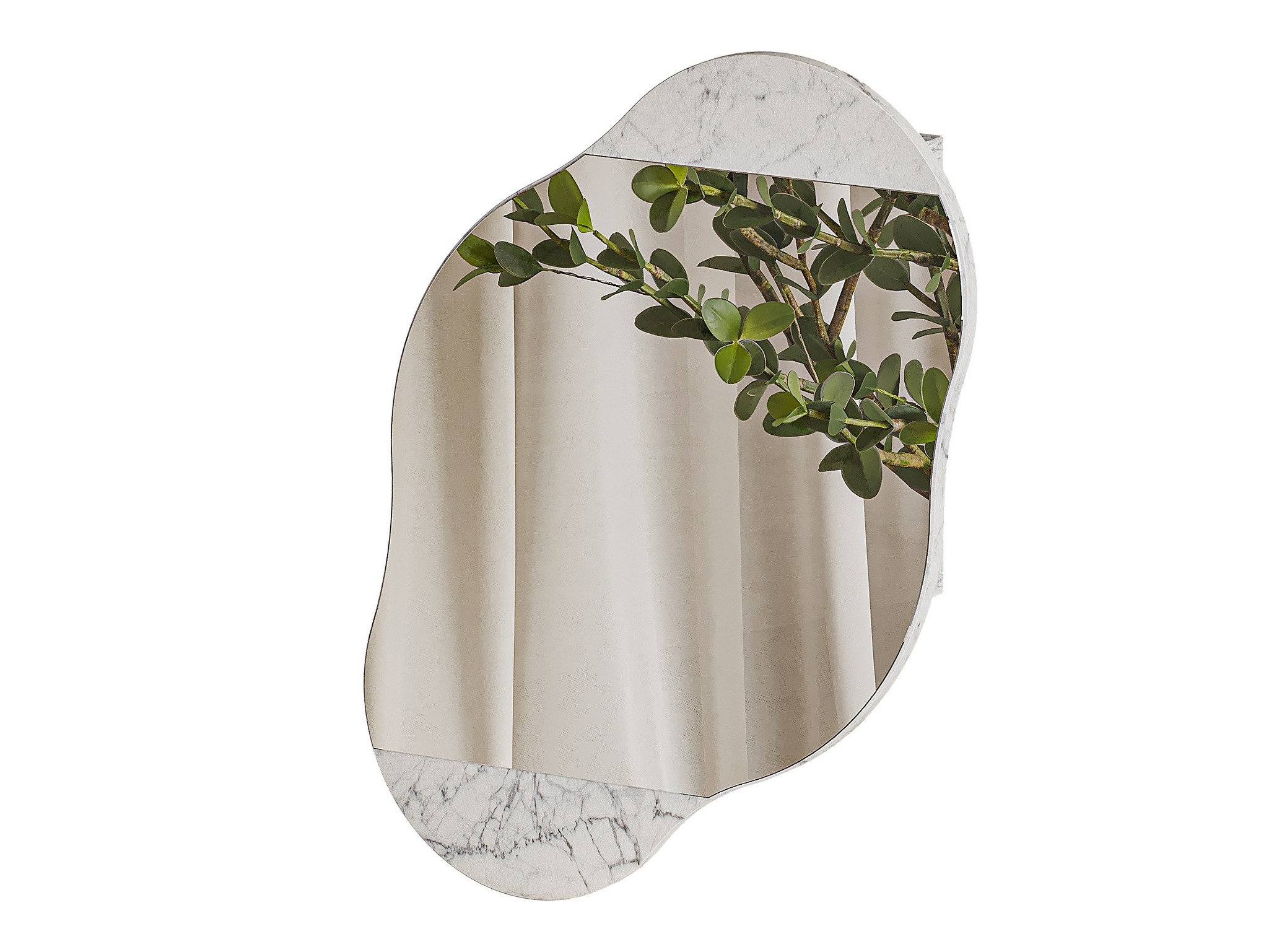 Vannitoa peegelkapid Kailua 2711 (Valge marmor)