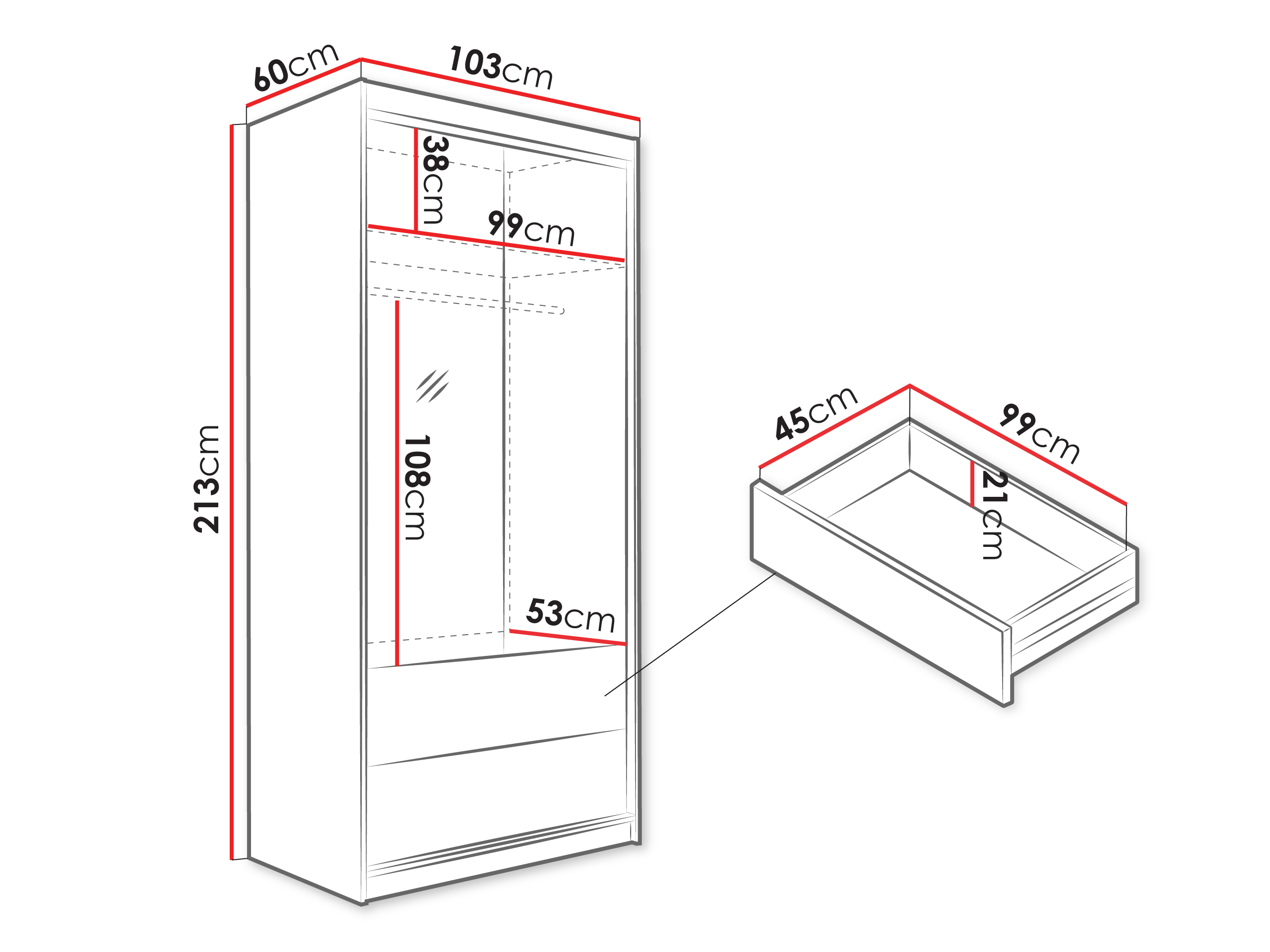 Riidekapp Honolulu 245