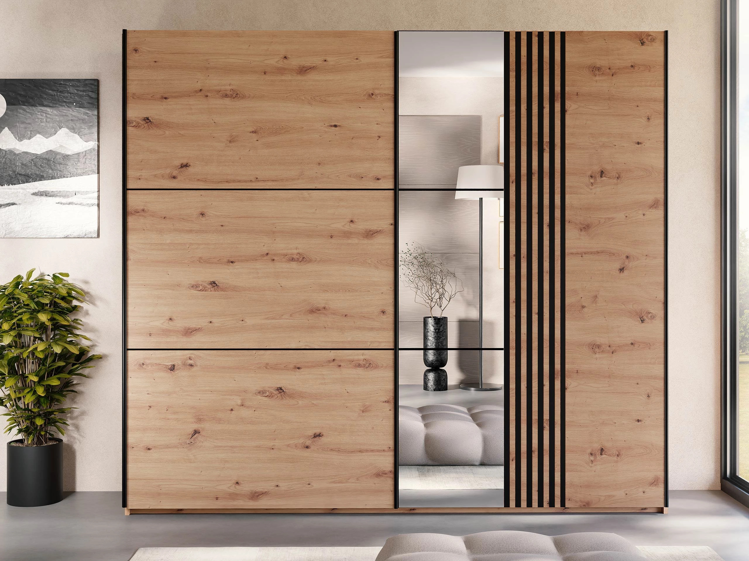 Riidekapp Honolulu 254 (Artisan tamm)