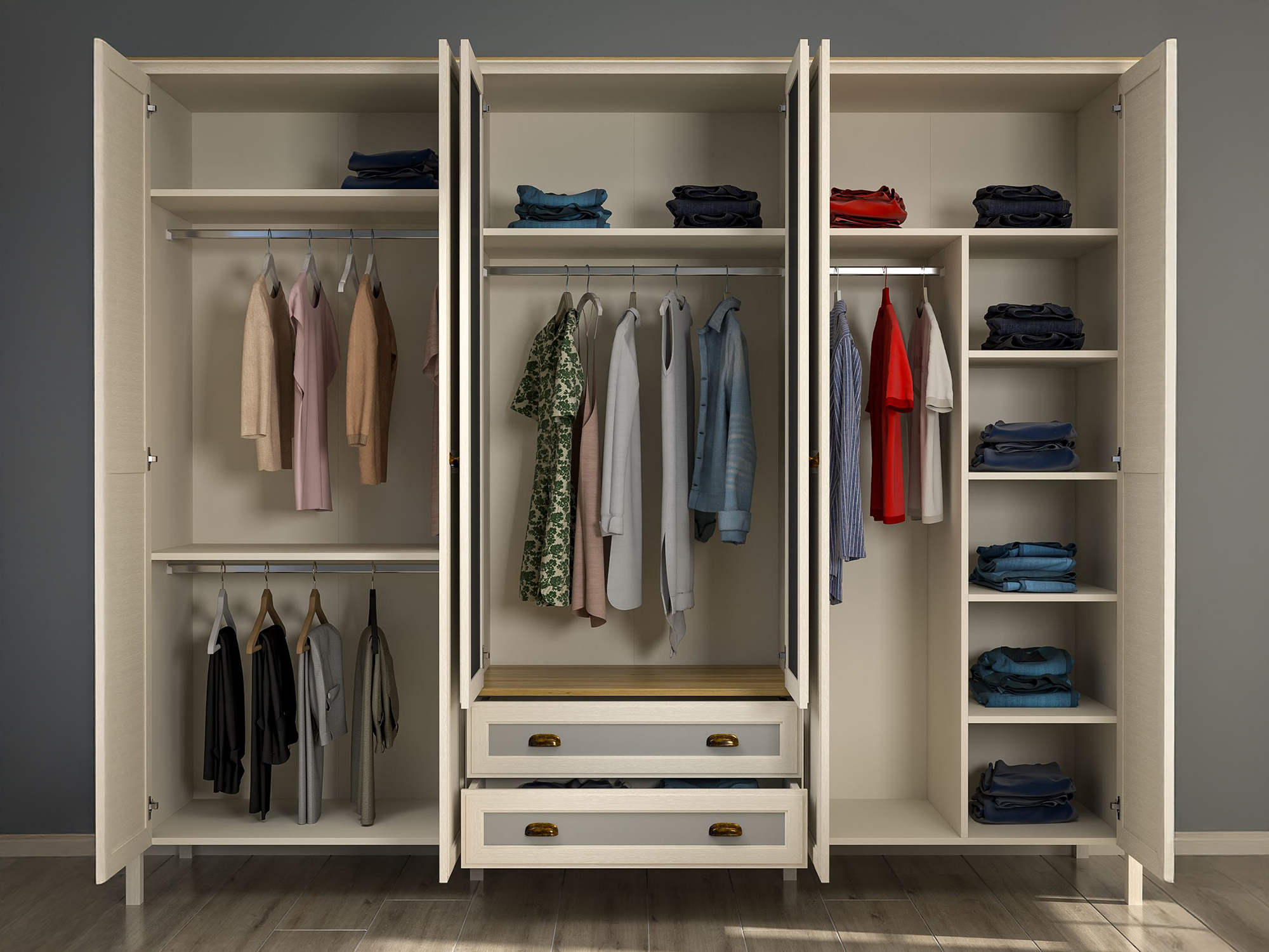 Riidekapp Melvero 104