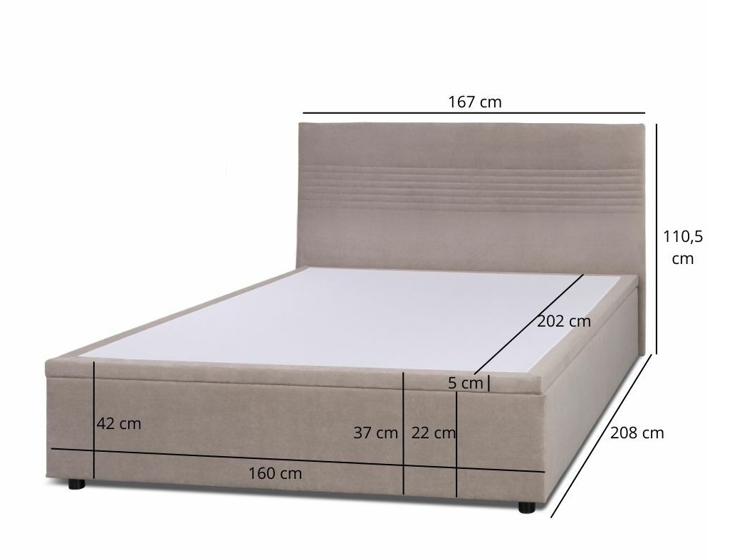 Voodi Durham 120 (Mono 233)