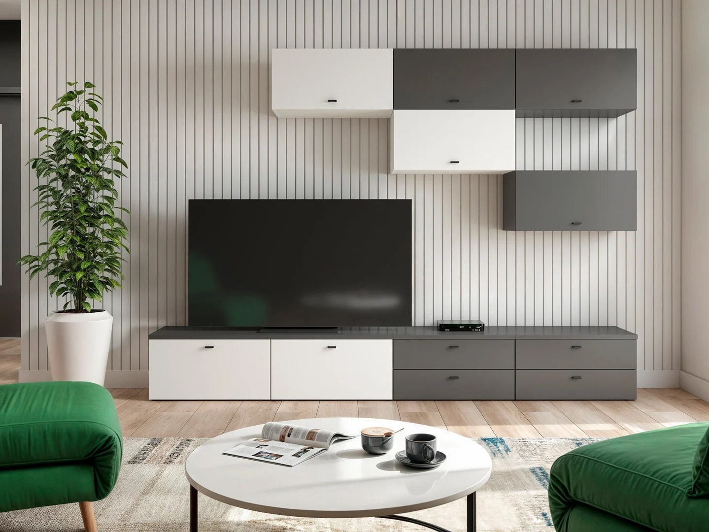 Elutoa komplekt Merciru 111 (Grafiit + Valge)