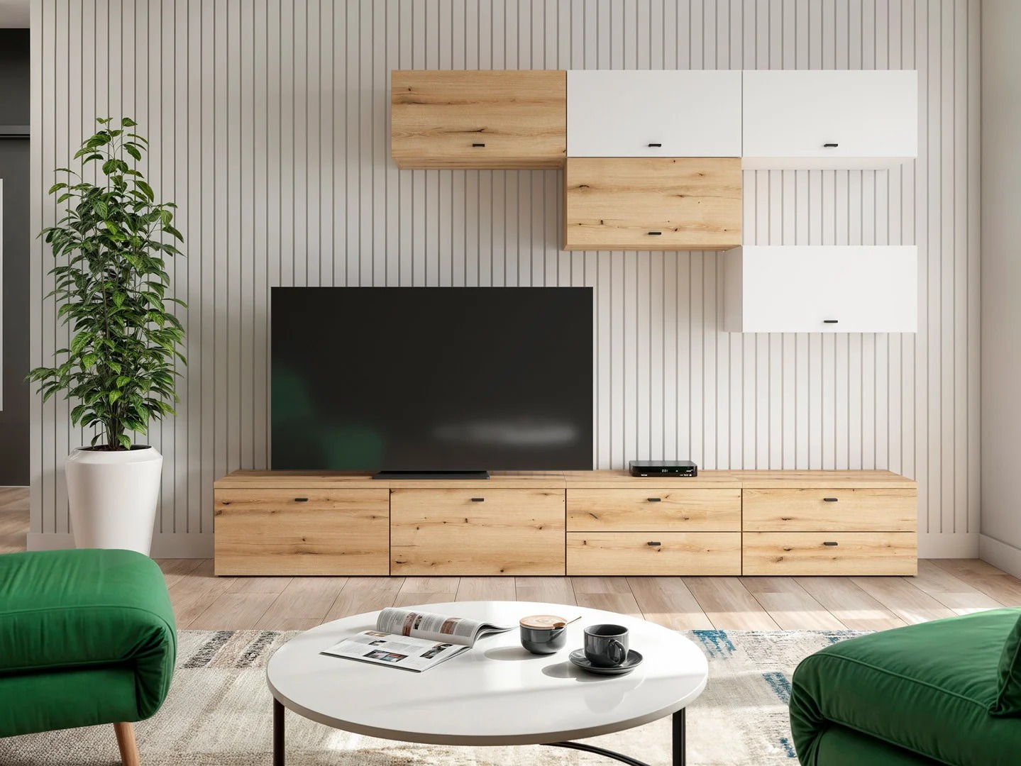 Elutoa komplekt Merciru 111 (Tamm + Valge)