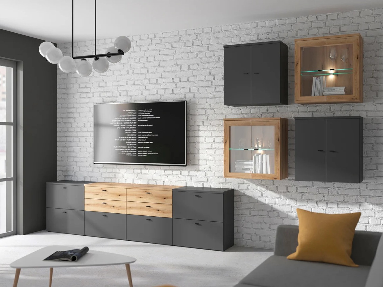 Elutoa komplekt Merciru 114 (Grafiit + Tamm)