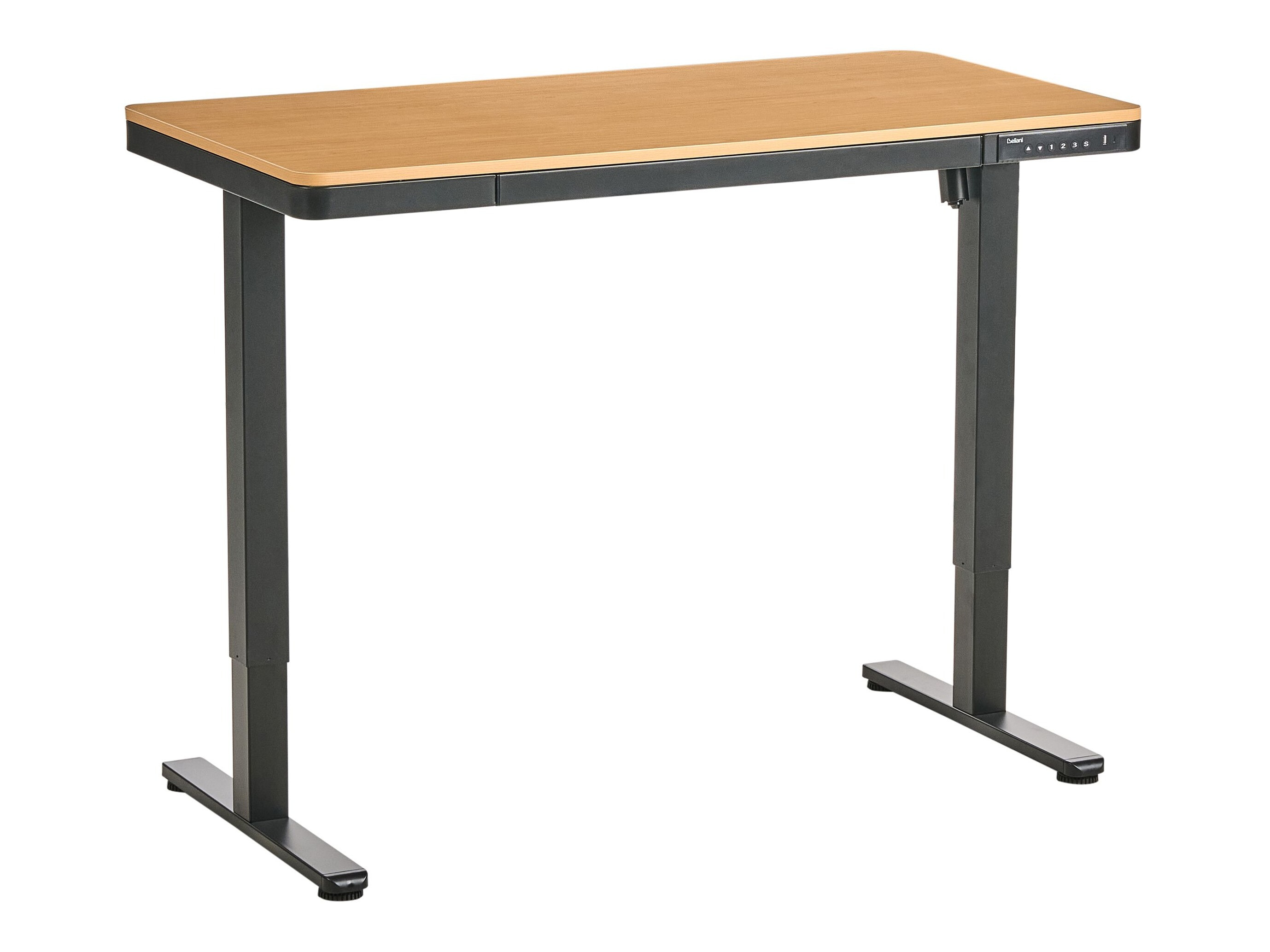 Reguleeritava kõrgusega töölaud Berwyn 2994 (Must + Helepruun)