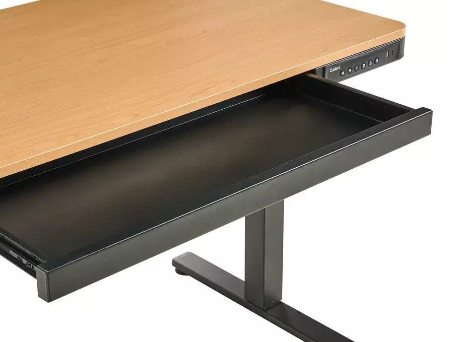 Reguleeritava kõrgusega töölaud Berwyn 2994 (Must + Helepruun)