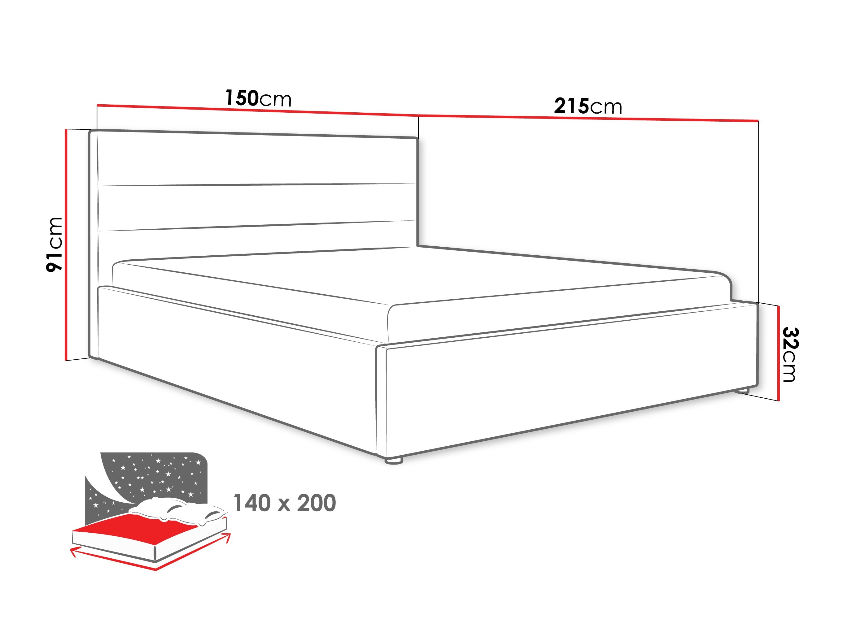 Voodi Comfivo 454 (Hlr 19)