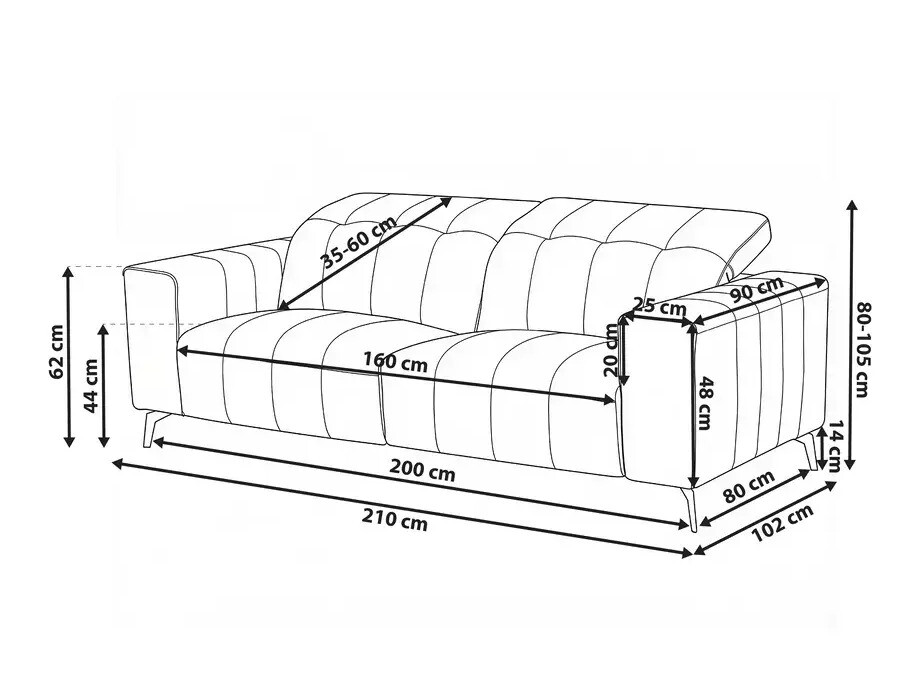 Diivan Berwyn 2946 (Taupe)