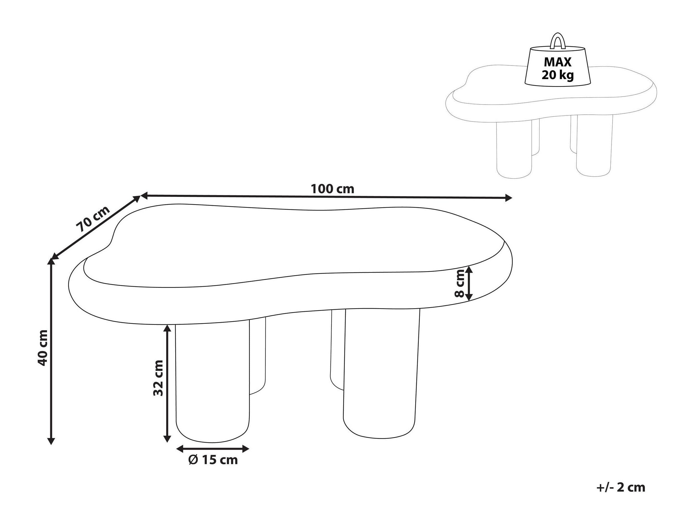 Diivanilaud Berwyn 2949 (Taupe)