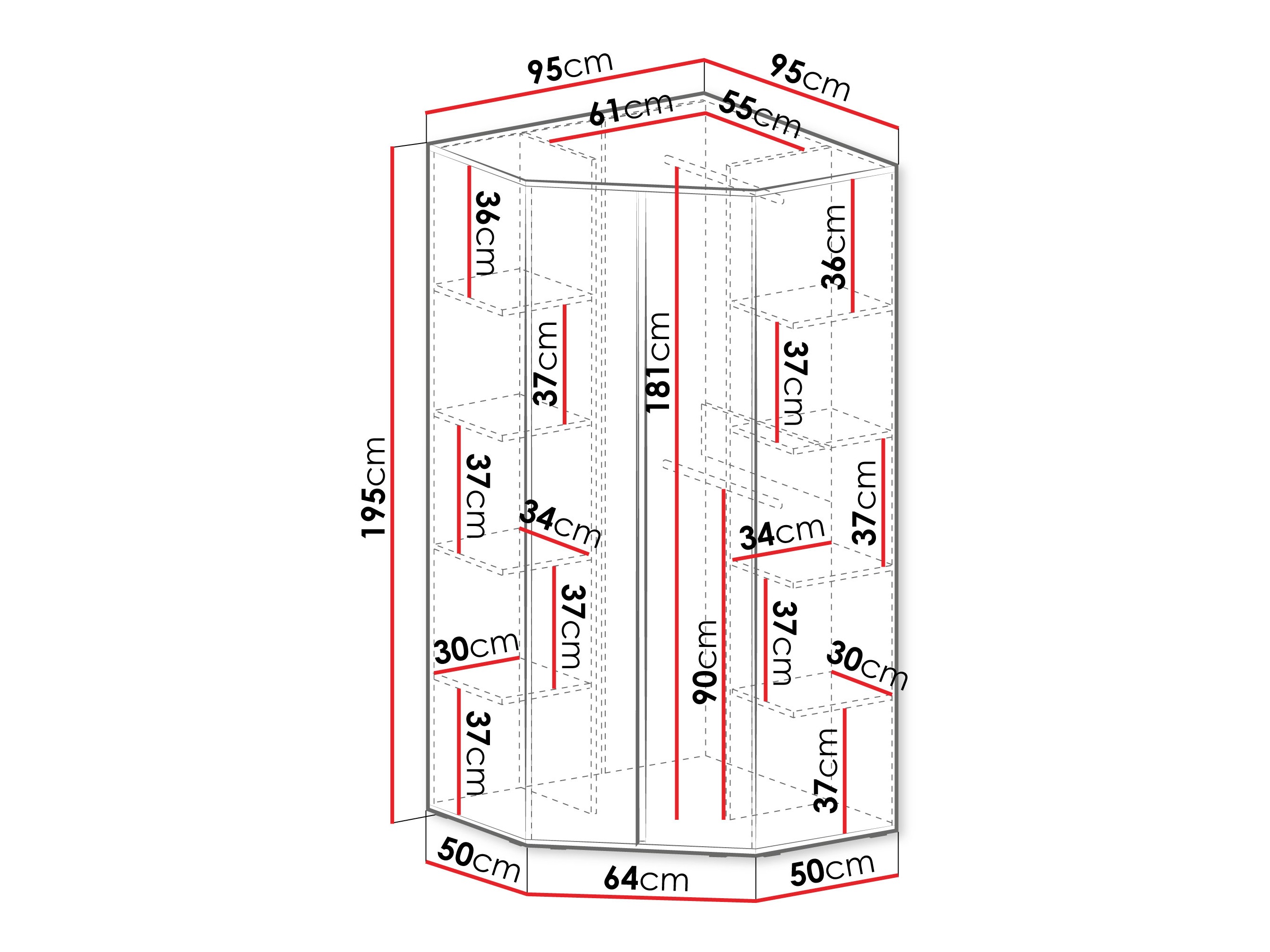 Nurgariidekapp Fiosono 101 (Tolmune roheline + Tamm)