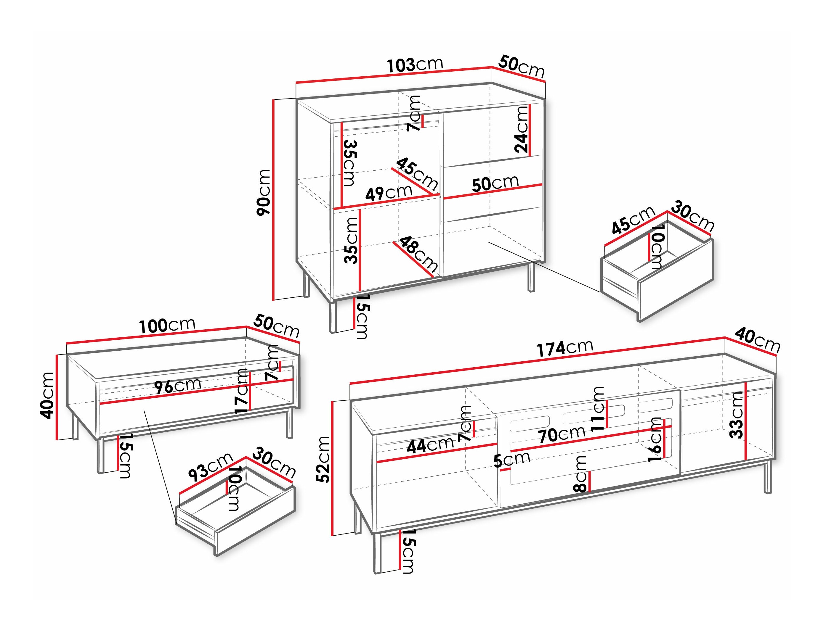 Elutoa komplekt Comfivo Delruva IV (Valge)