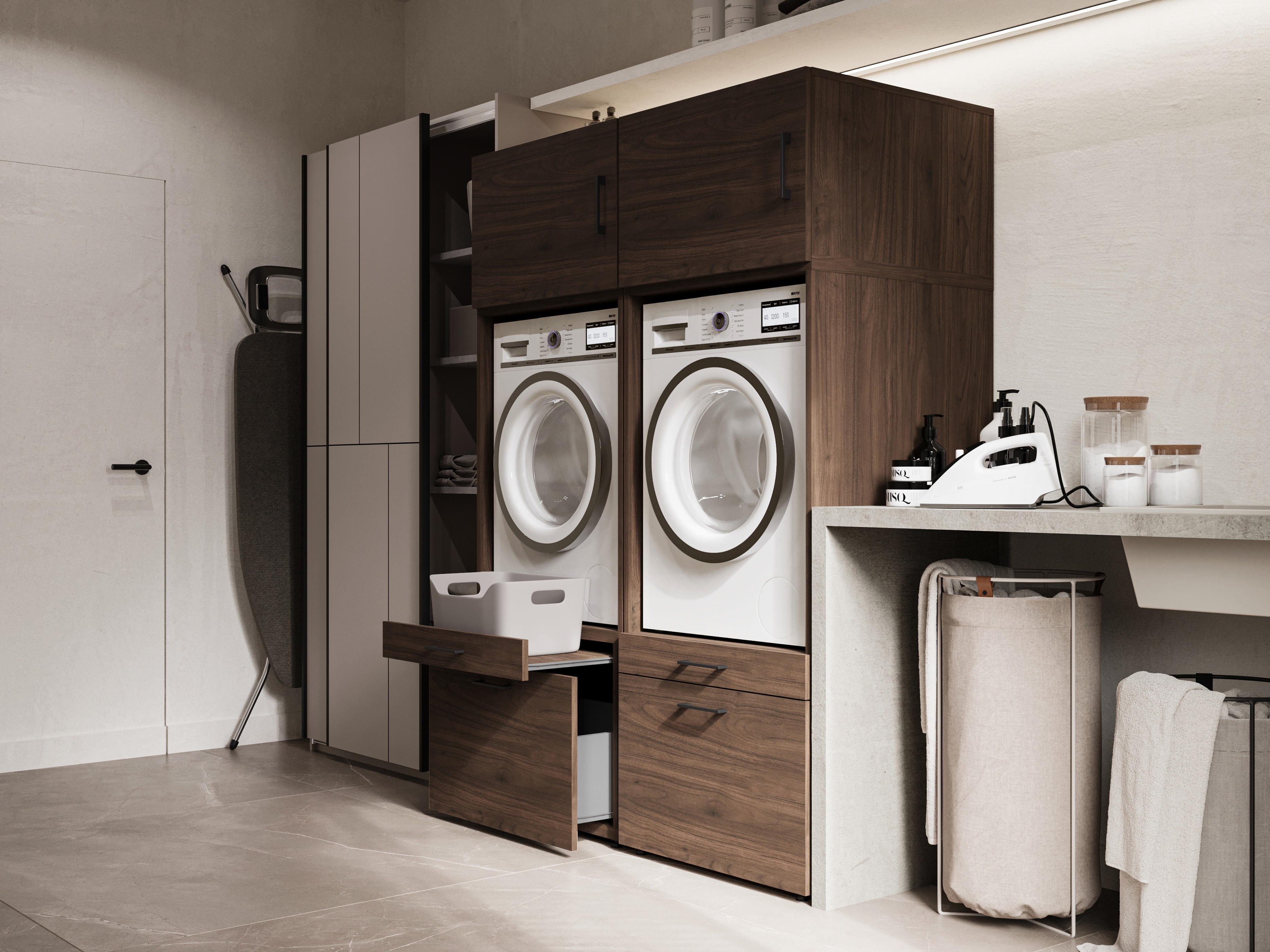 Vannitoa seinakapp Novdele 104 (Pähkel)