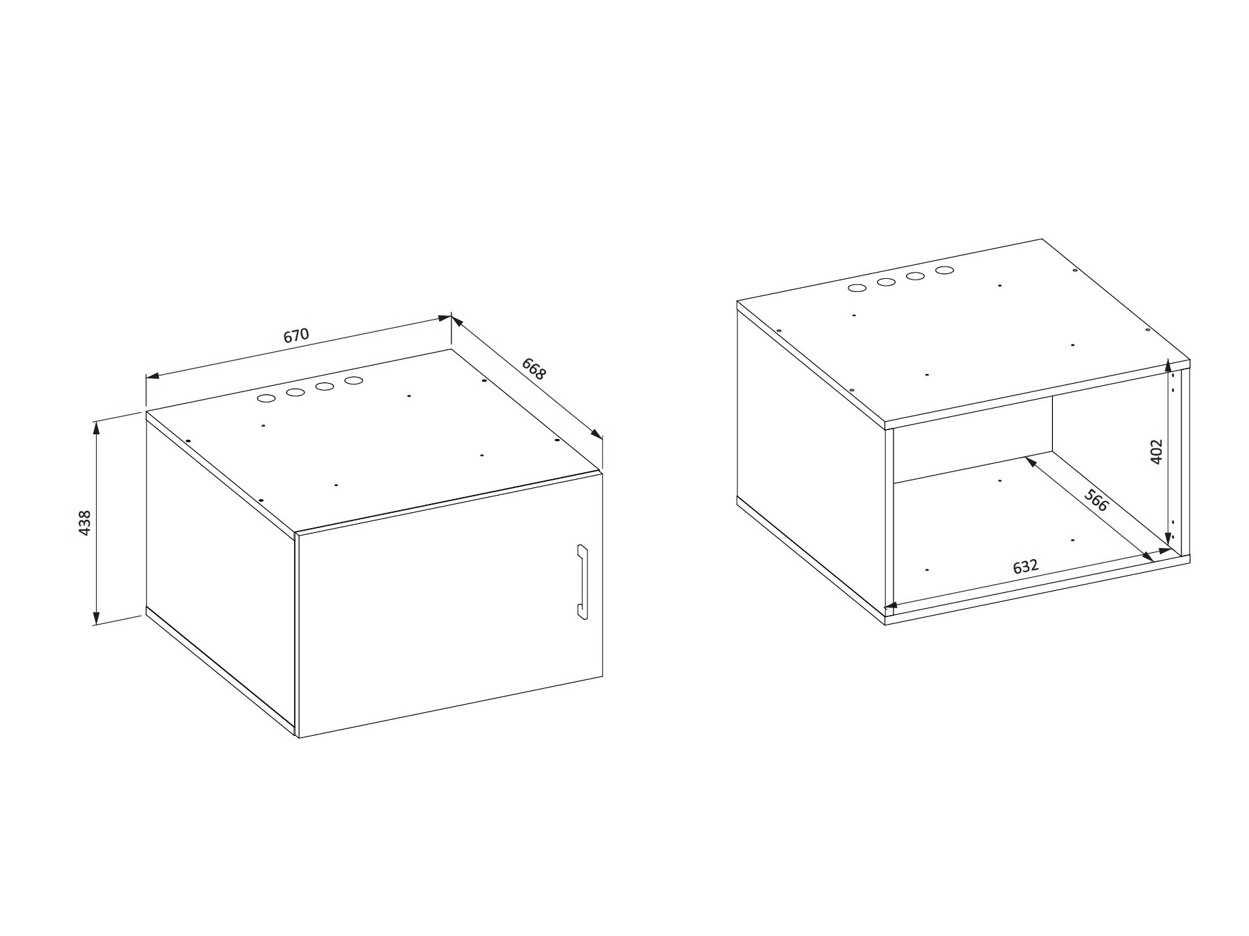 Vannitoa seinakapp Novdele 104 (Pähkel)