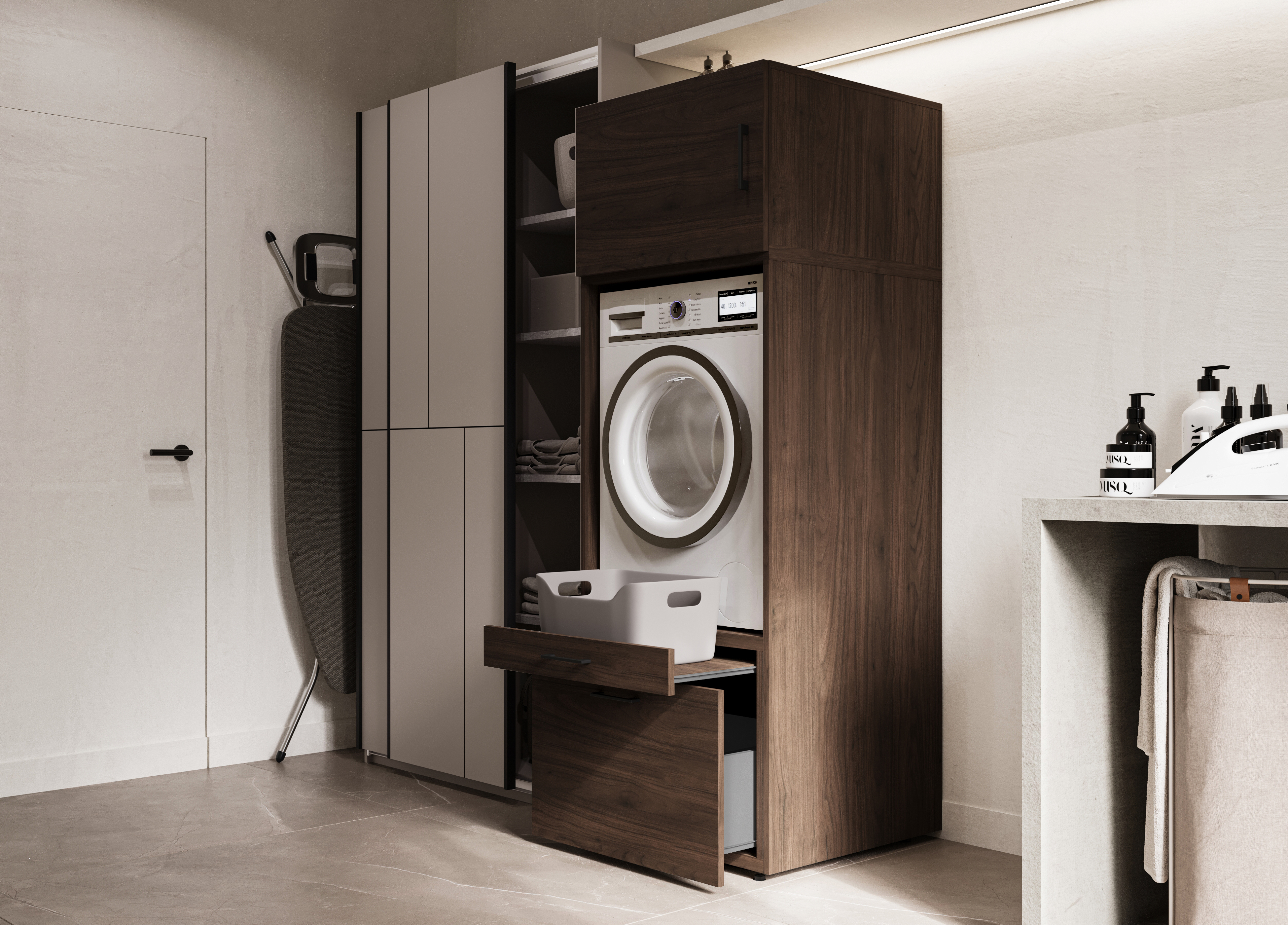 Vannitoakomplekt Novdele 106 (Pähkel)