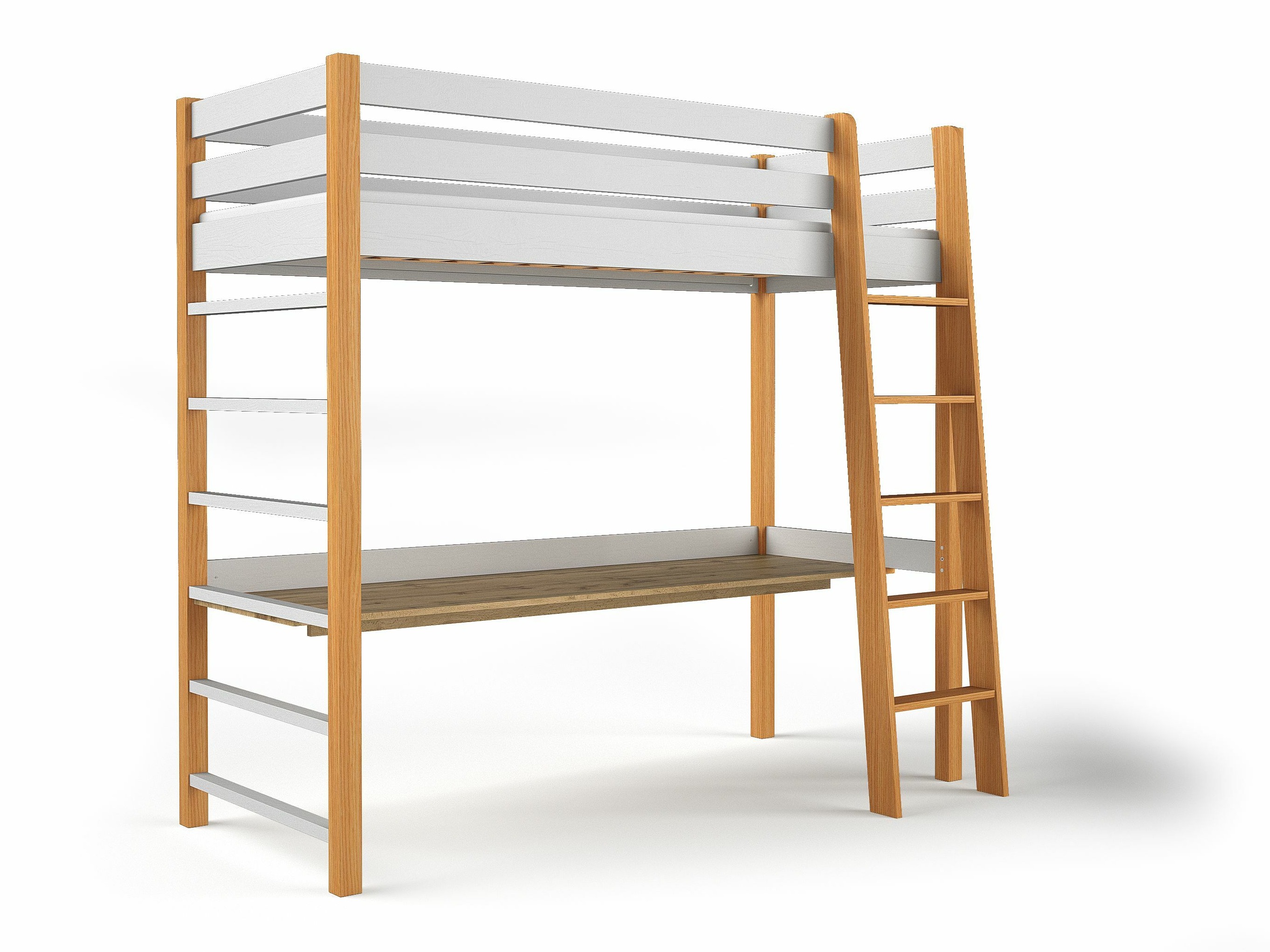 Kõrge voodi Ogden 173 (Valge)