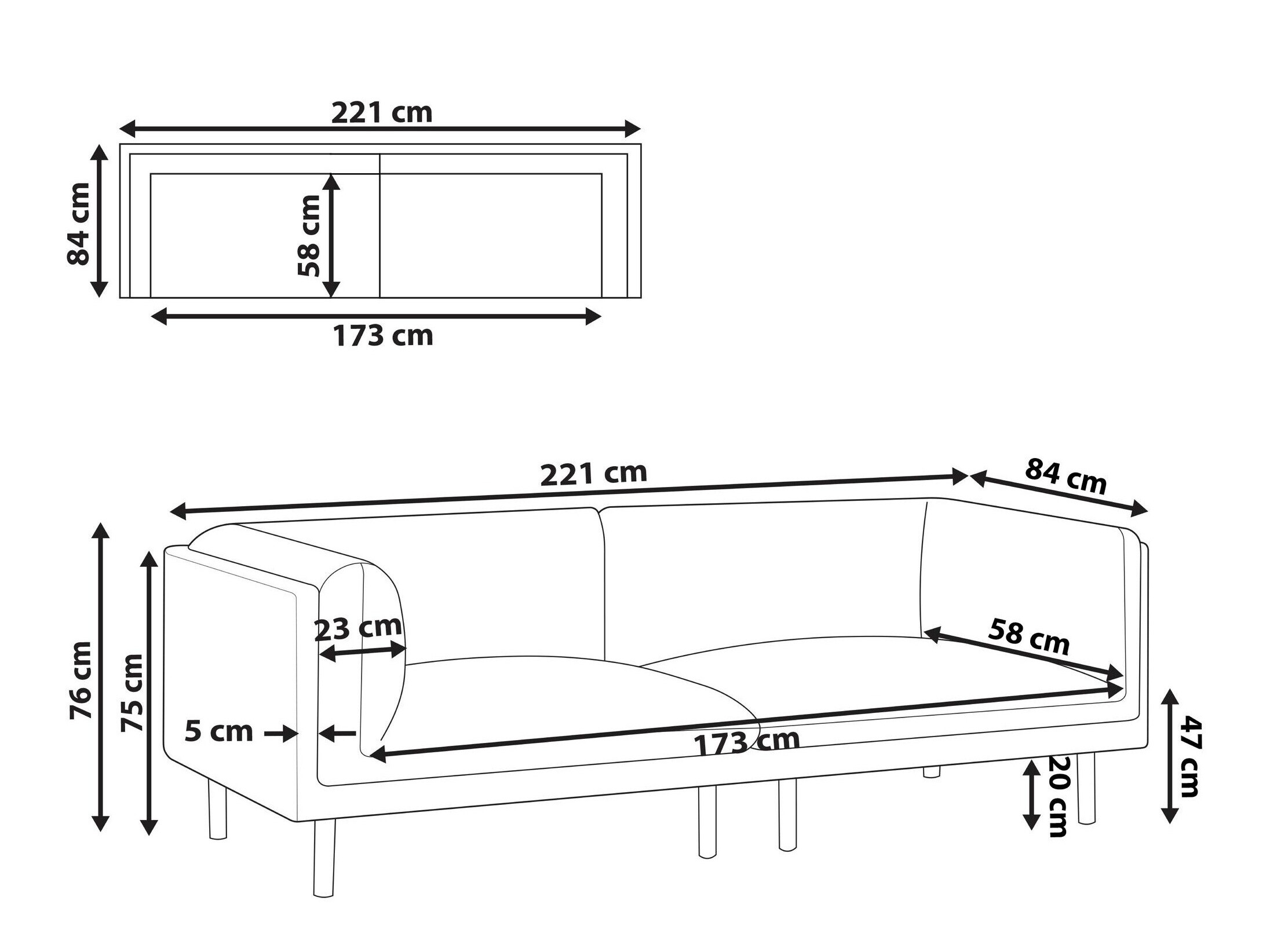Diivan Berwyn 3082 (Tumesinine)
