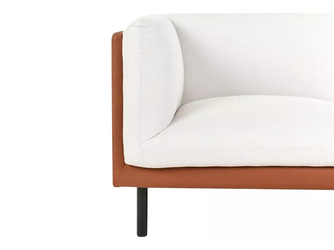 Pehme mööbli komplekt Berwyn 3085 (Valge + Pruun)