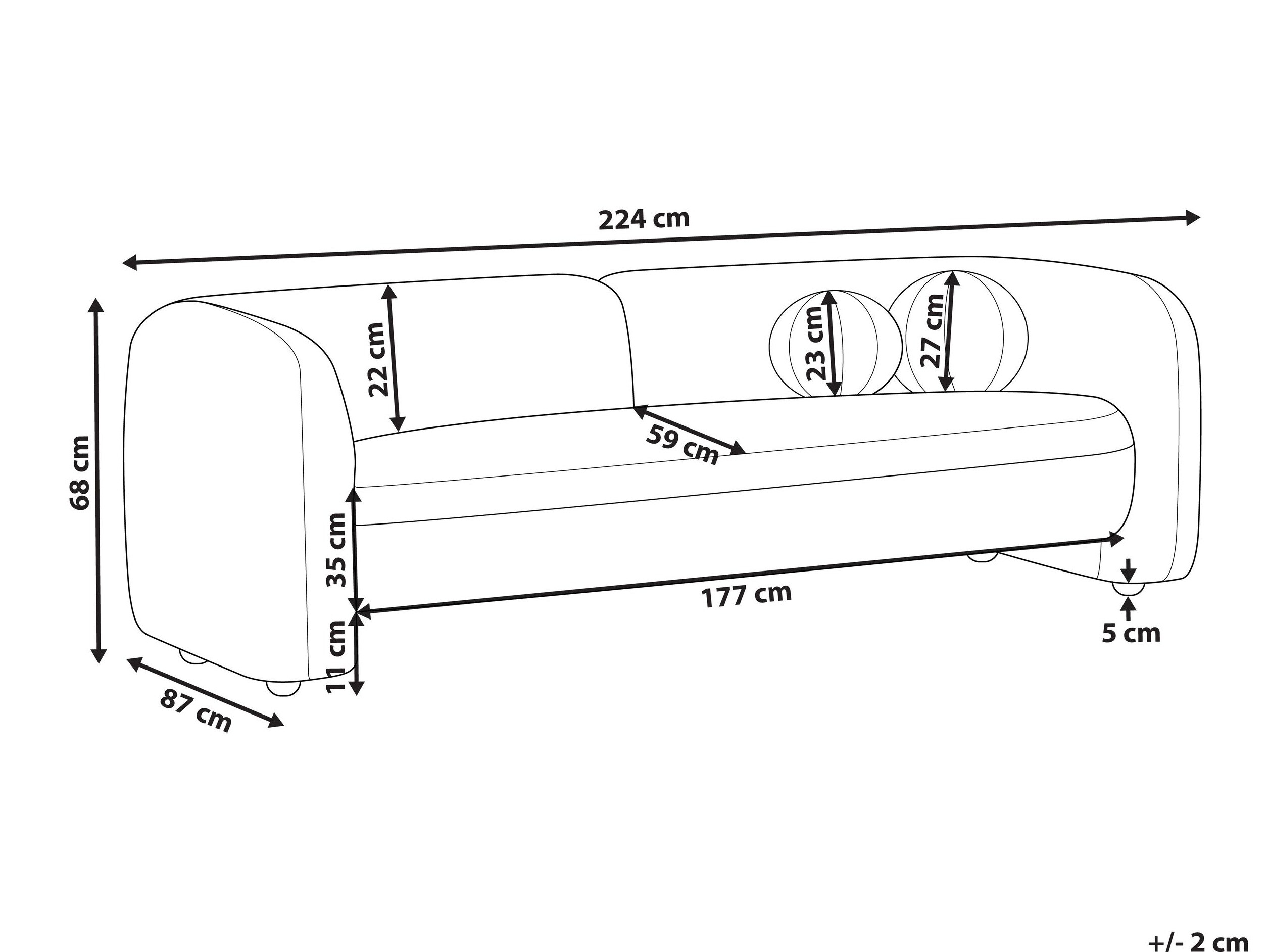 Diivan Veselme 103 (Tumepruun)