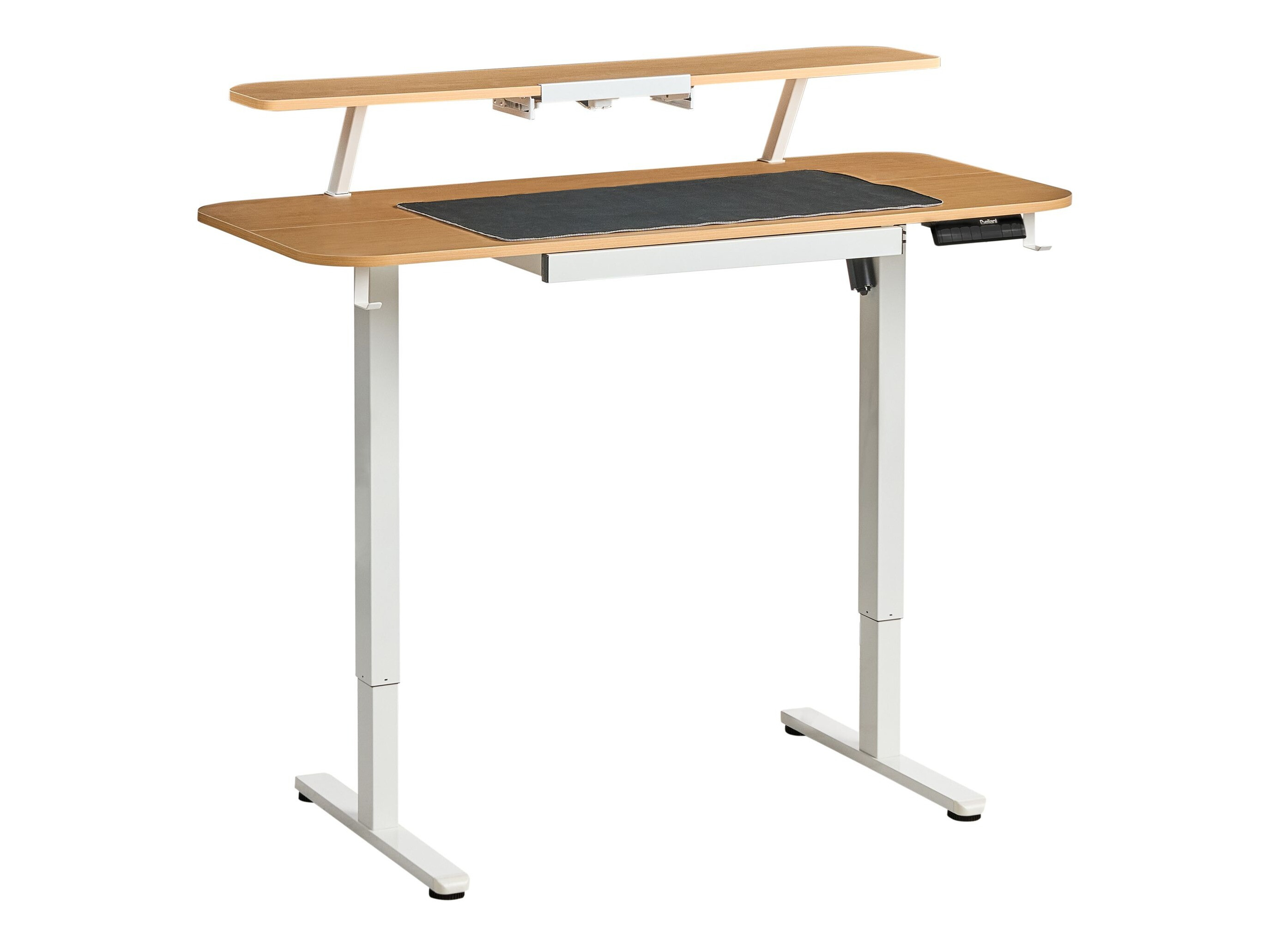 Reguleeritava kõrgusega töölaud Berwyn 3128 (Valge + Ere puit)