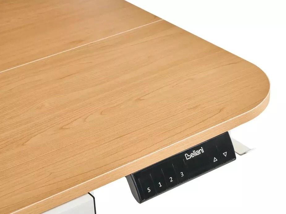 Reguleeritava kõrgusega töölaud Berwyn 3128 (Valge + Ere puit)