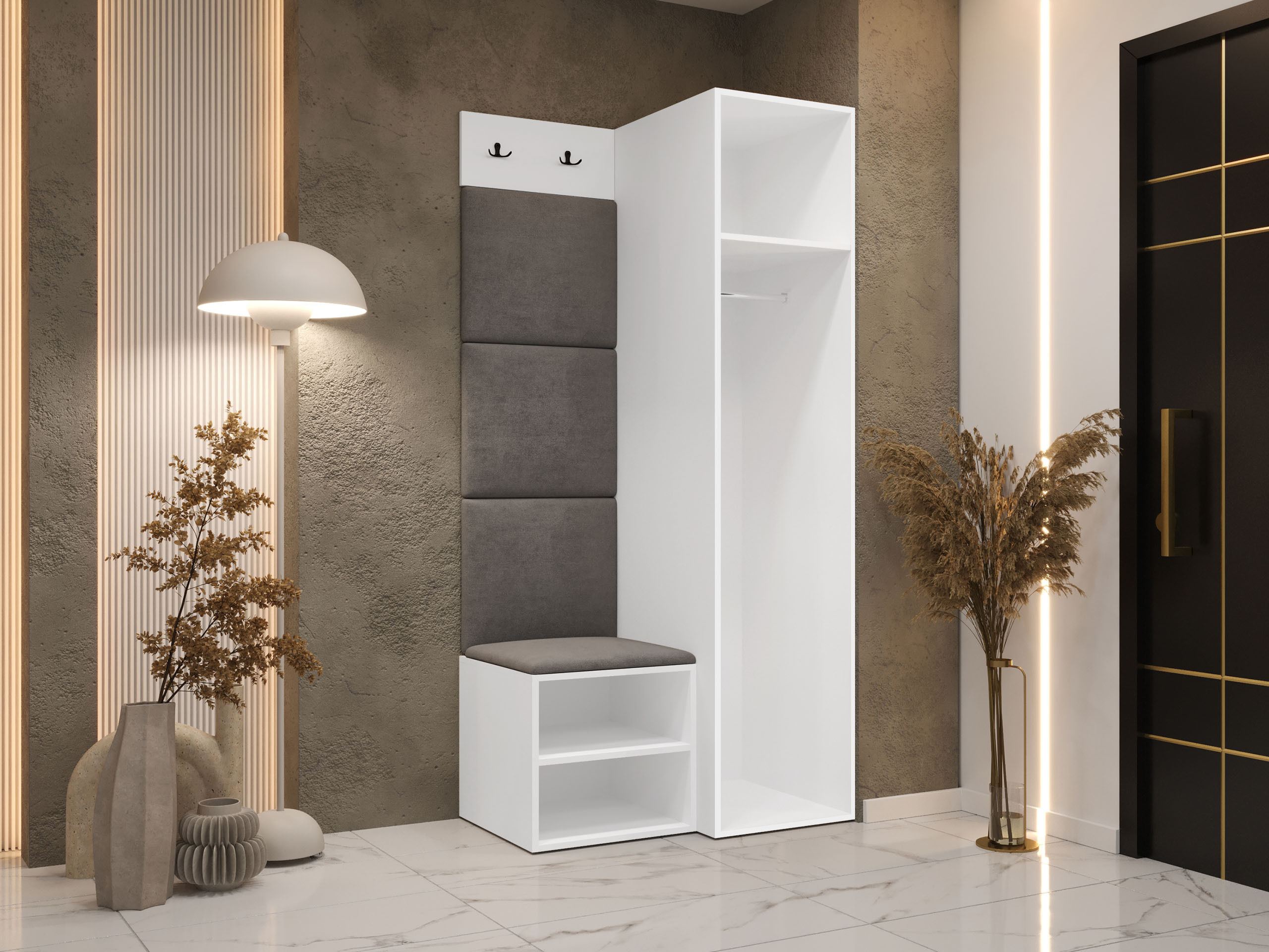 Esikukomplekt Hartford 524 (Valge)