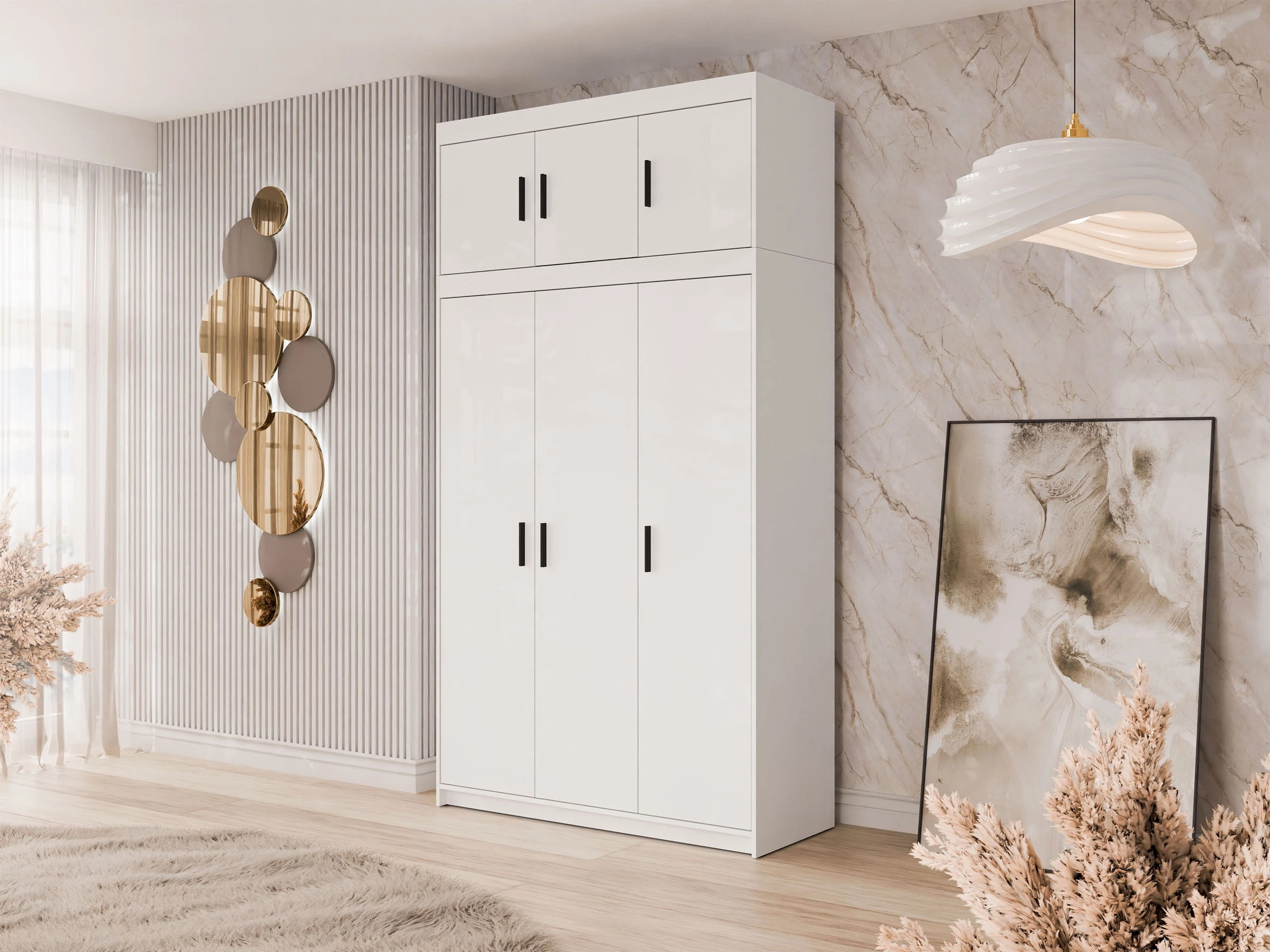 Riidekapp Novduni 104 (Valge)