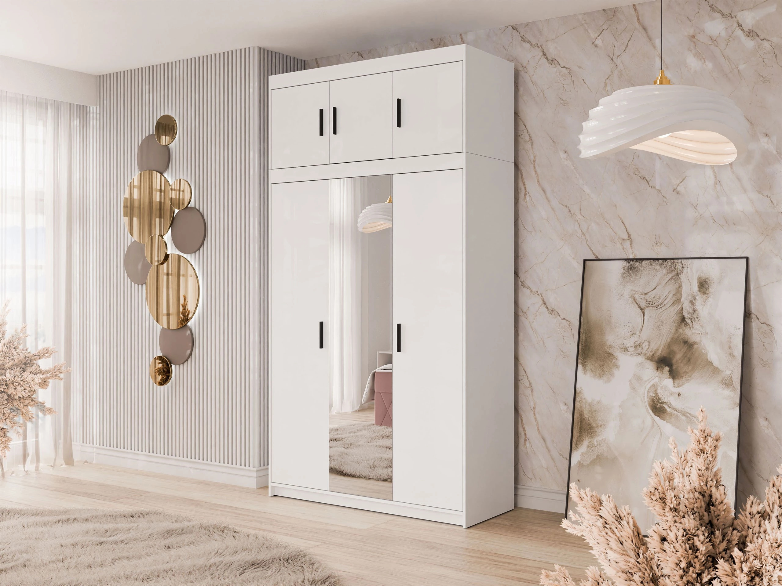 Riidekapp Novduni 105 (Valge)